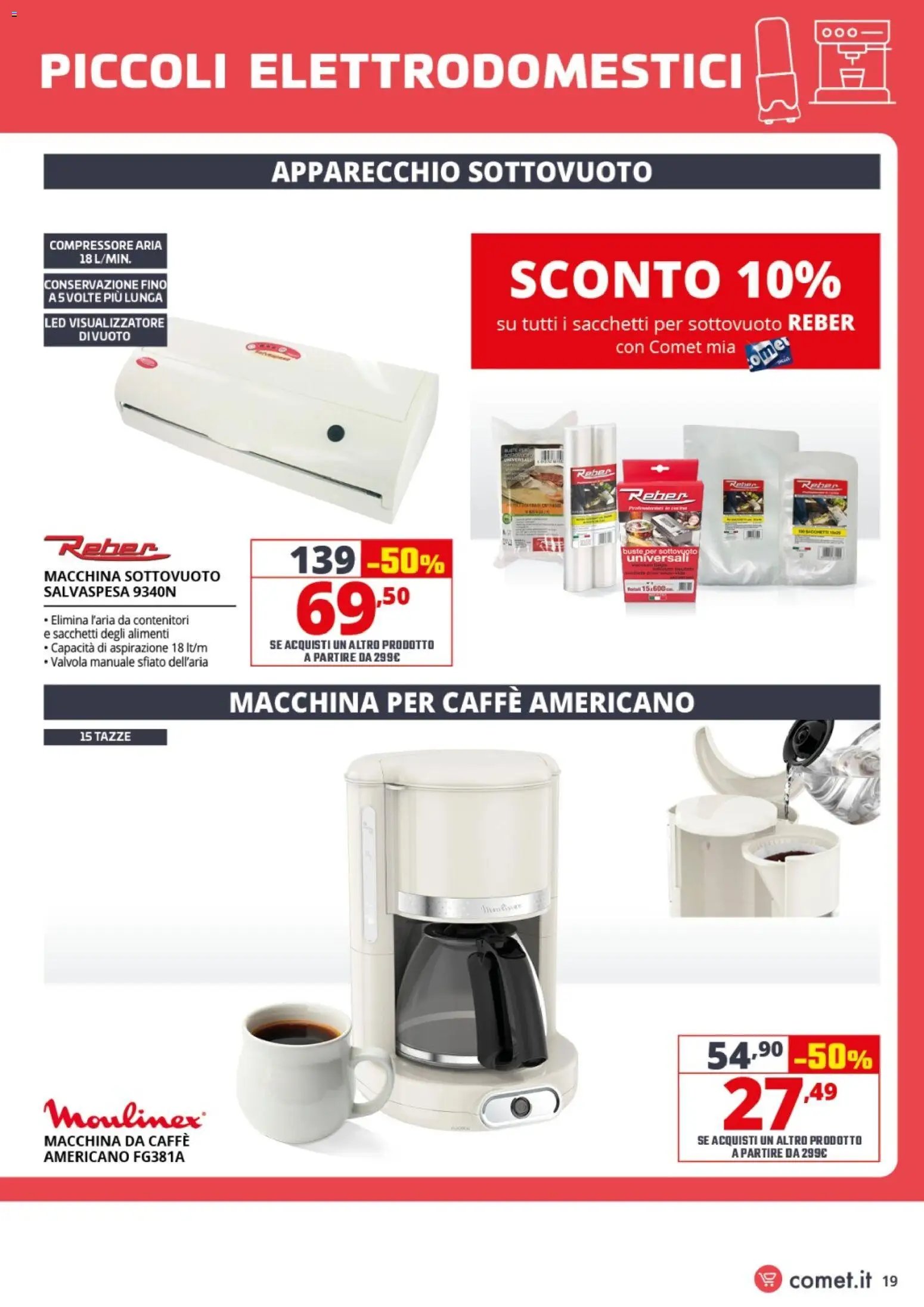 Comet volantino Piccoli Elettrodomestici Cucina (2026-05-22 - 2026-06-03)