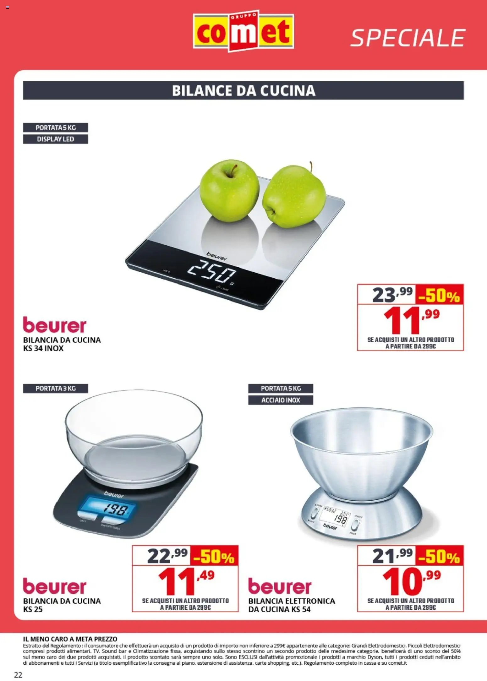 Comet volantino Piccoli Elettrodomestici Cucina (2026-05-22 - 2026-06-03)