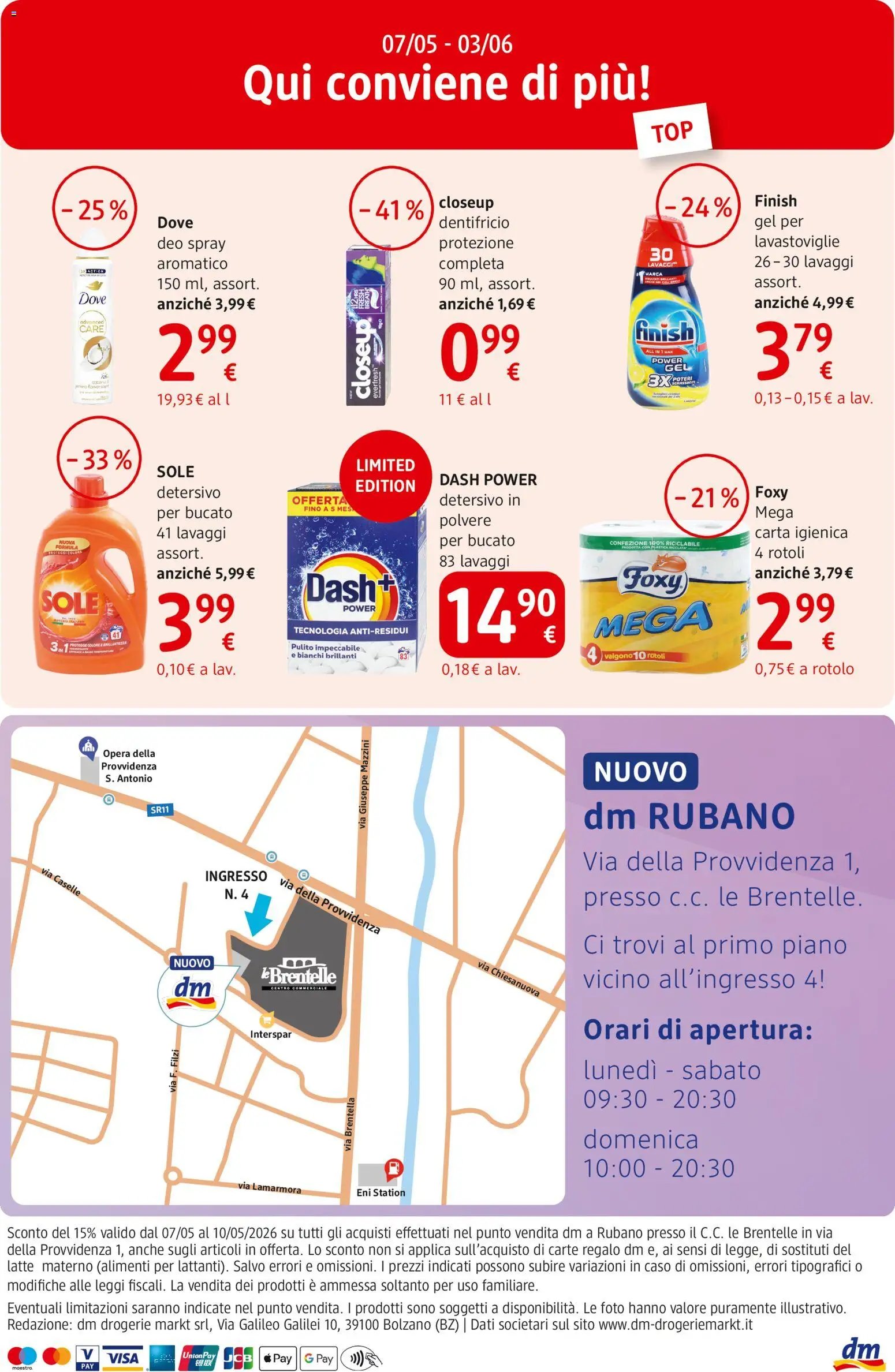 dm drogerie markt volantino Apertura Rubano