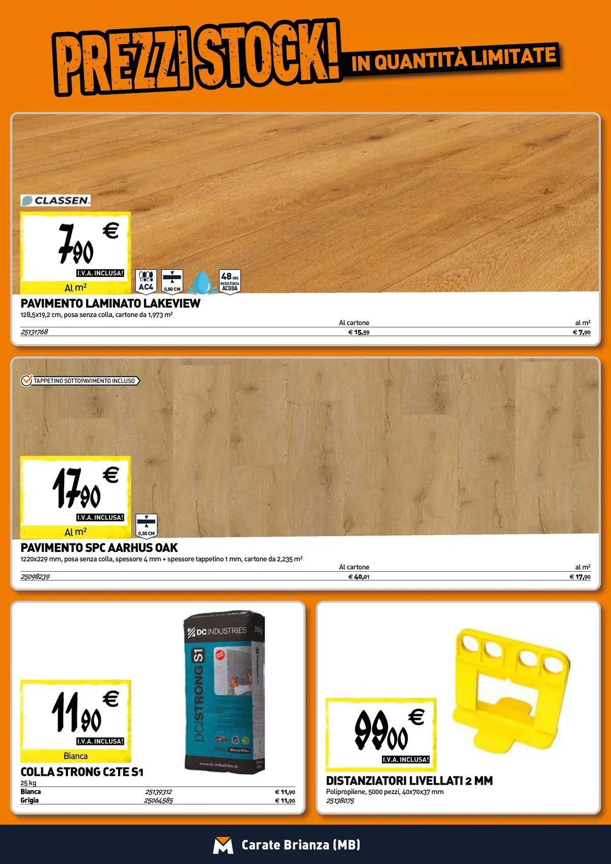 TECNOMAT - Straordinari prezzi stock!