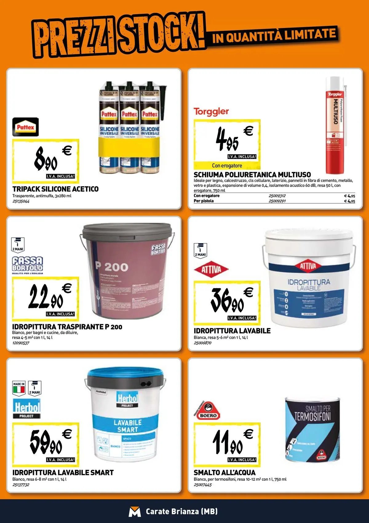TECNOMAT - Straordinari prezzi stock!