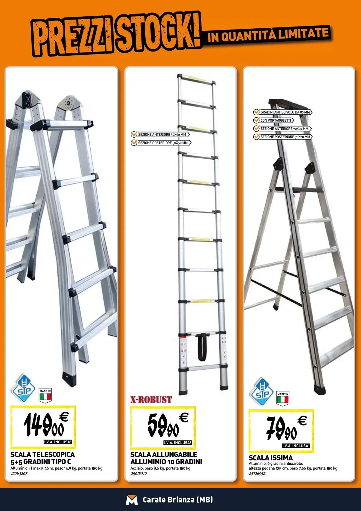 TECNOMAT - Straordinari prezzi stock!