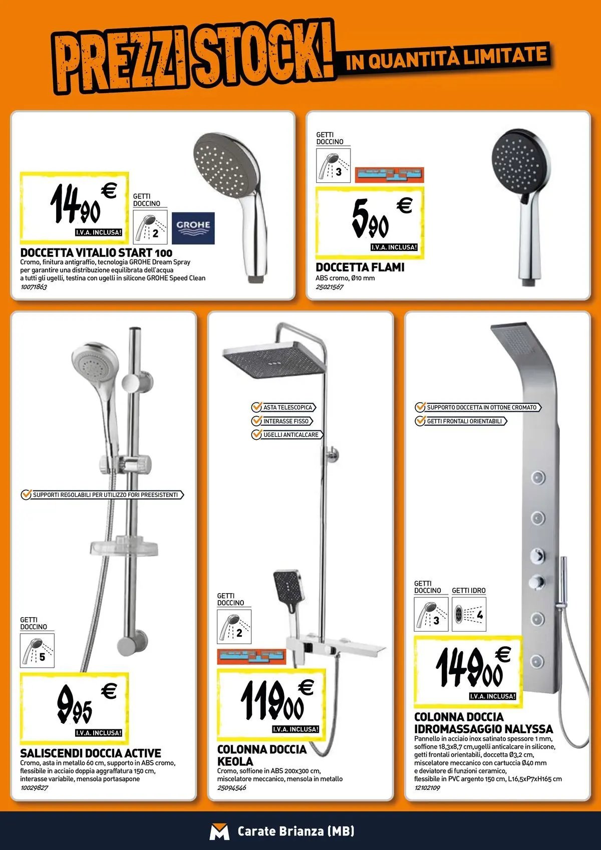 TECNOMAT - Straordinari prezzi stock!