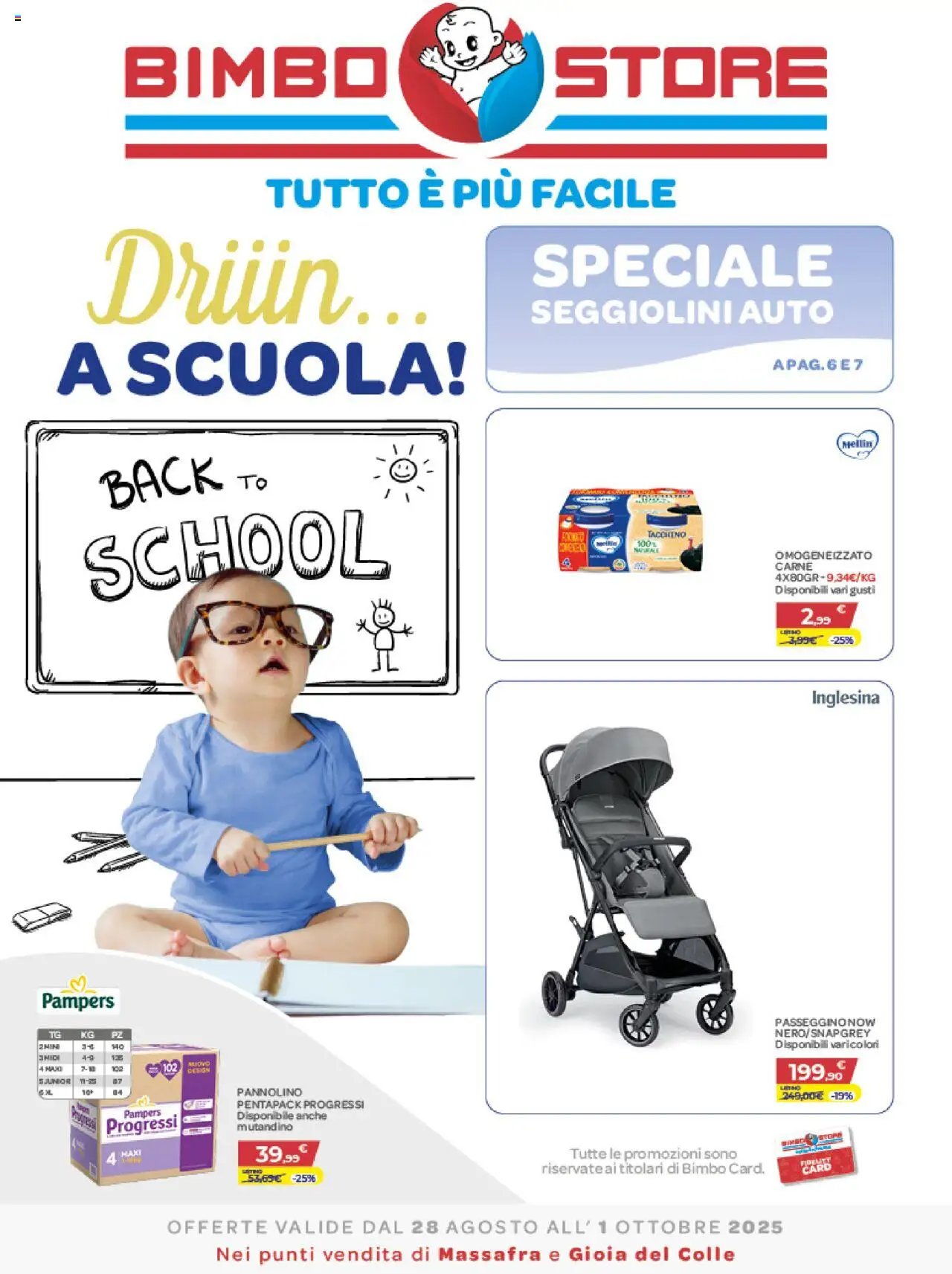 Bimbo store Massafra e Gioia Del Colle catalogo (2025-08-28 - 2025-10-01)