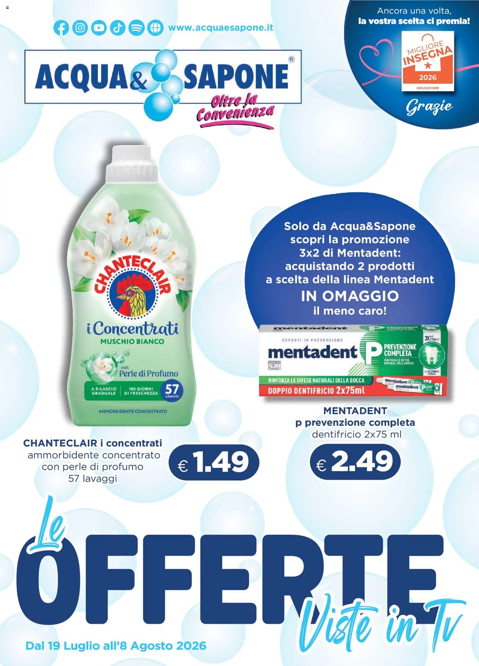 Acqua e Sapone volantino