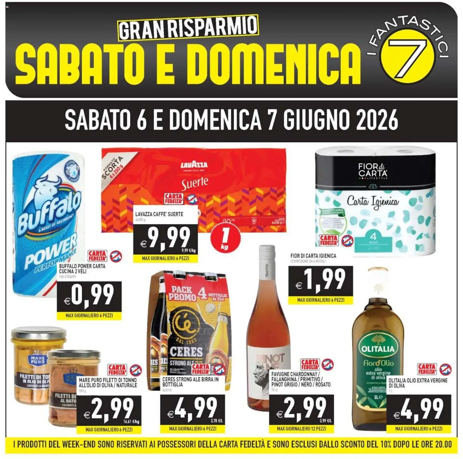 PIM Supermercati volantino Weekend