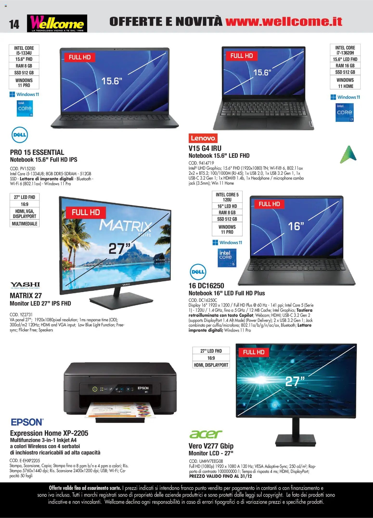 Volantino Wellcome	 (2025-12-23 - 2026-01-14)