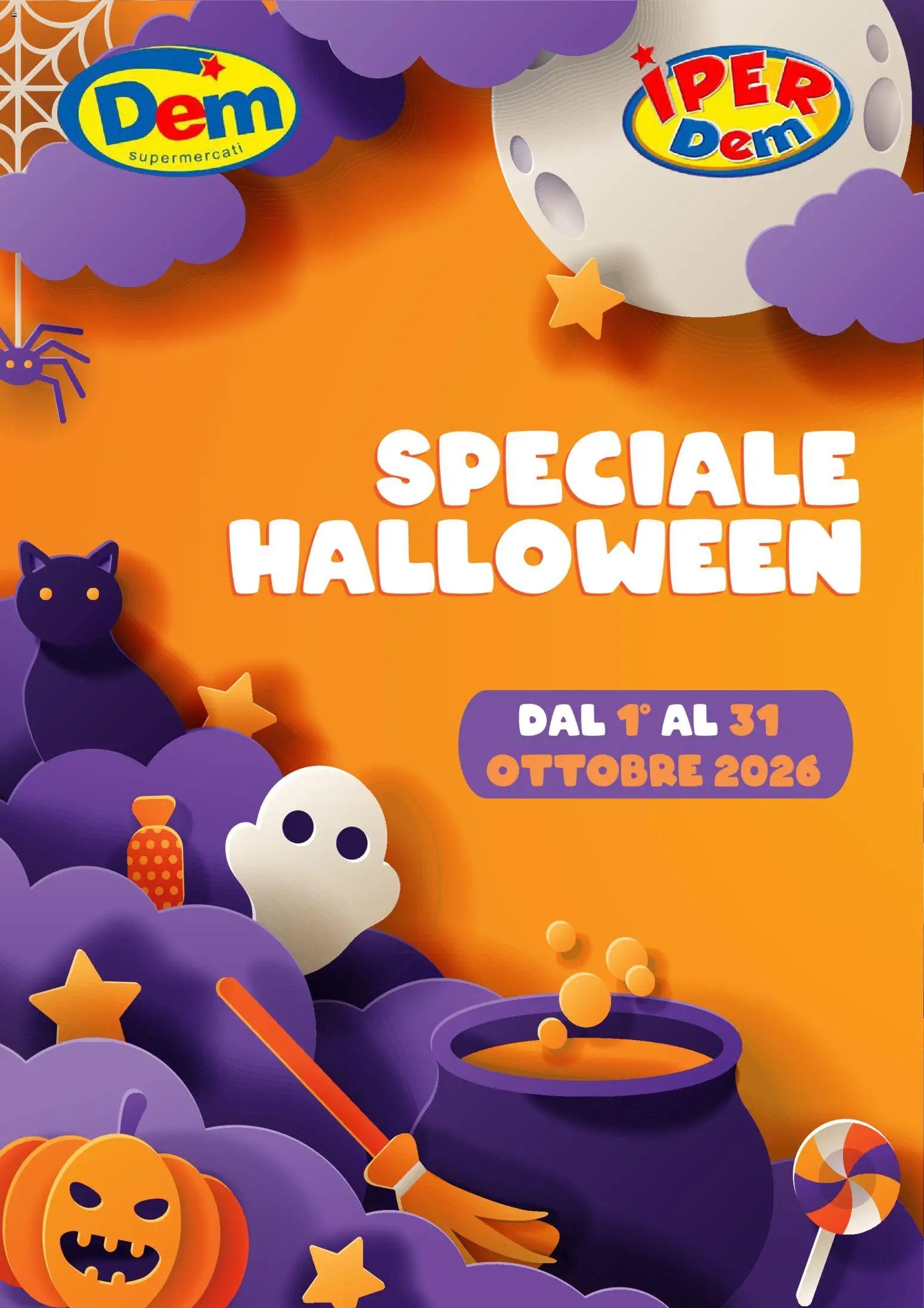 DEM volantino Halloween