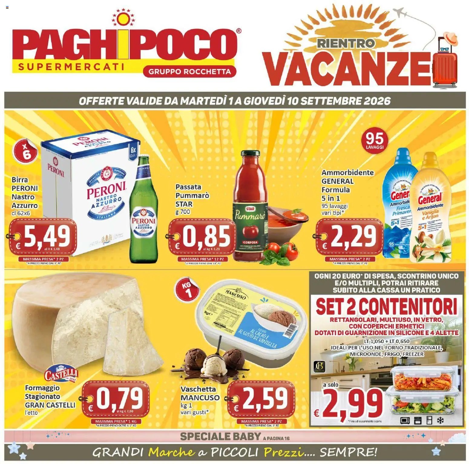 Paghi Poco volantino
