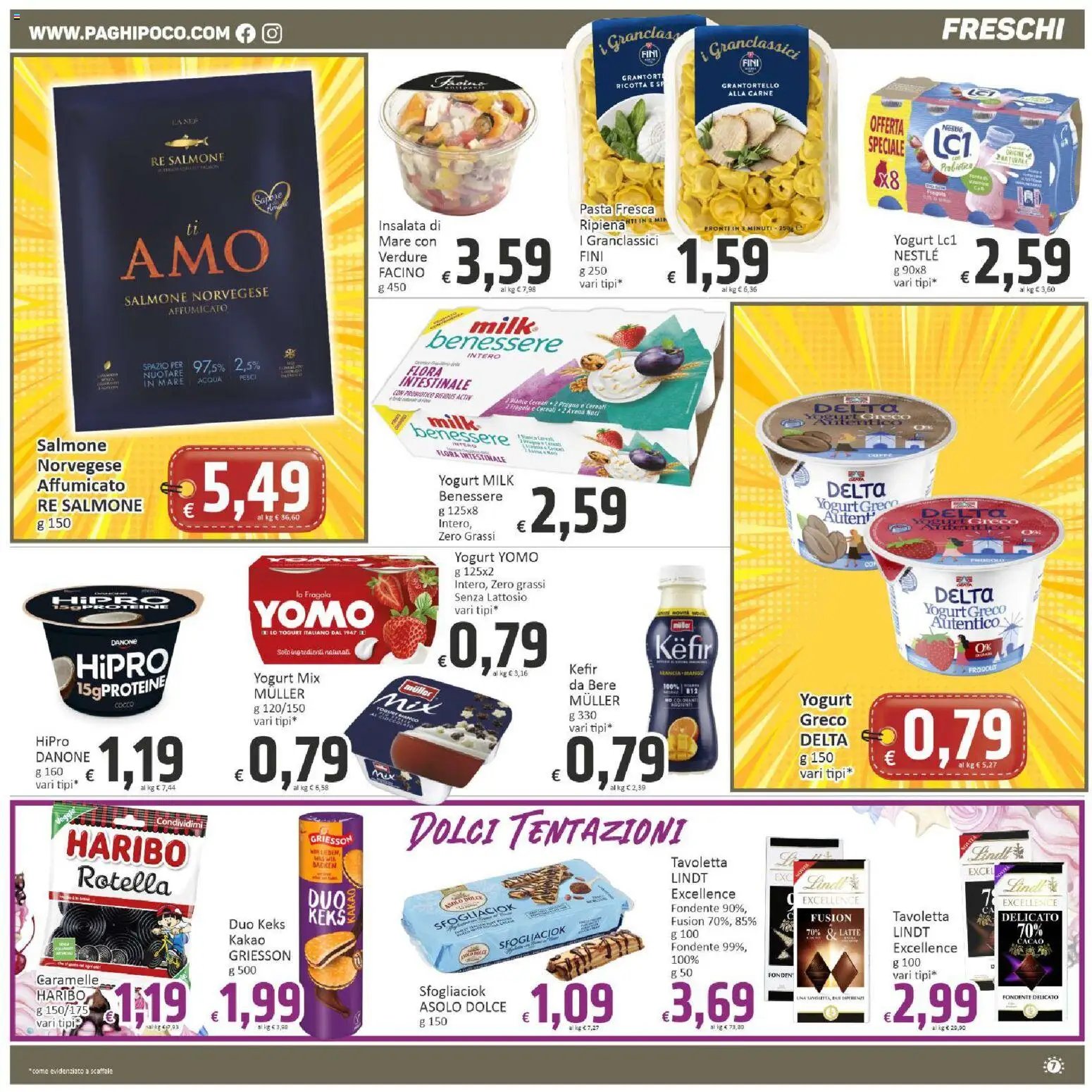 Paghi Poco volantino