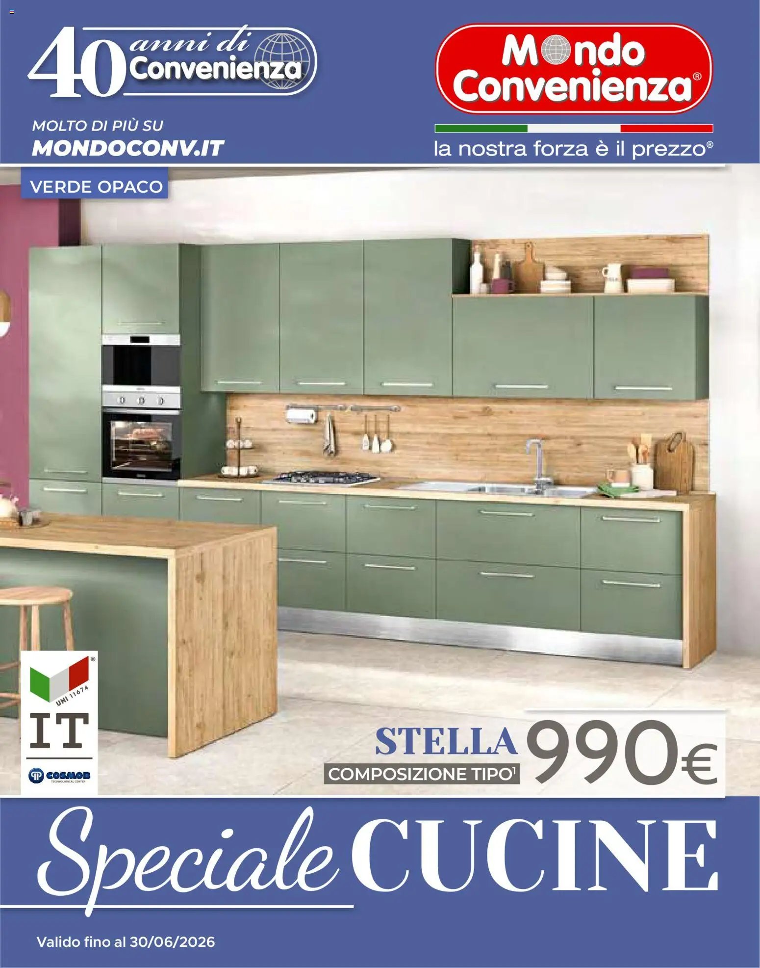 Mondo Convenienza volantino Cucine (2026-04-01 - 2026-06-30)