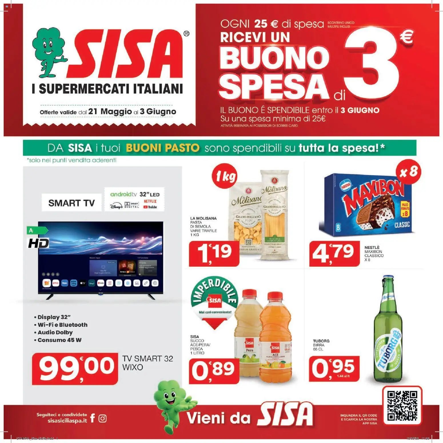 SISA volantino (2026-05-21 - 2026-06-03)
