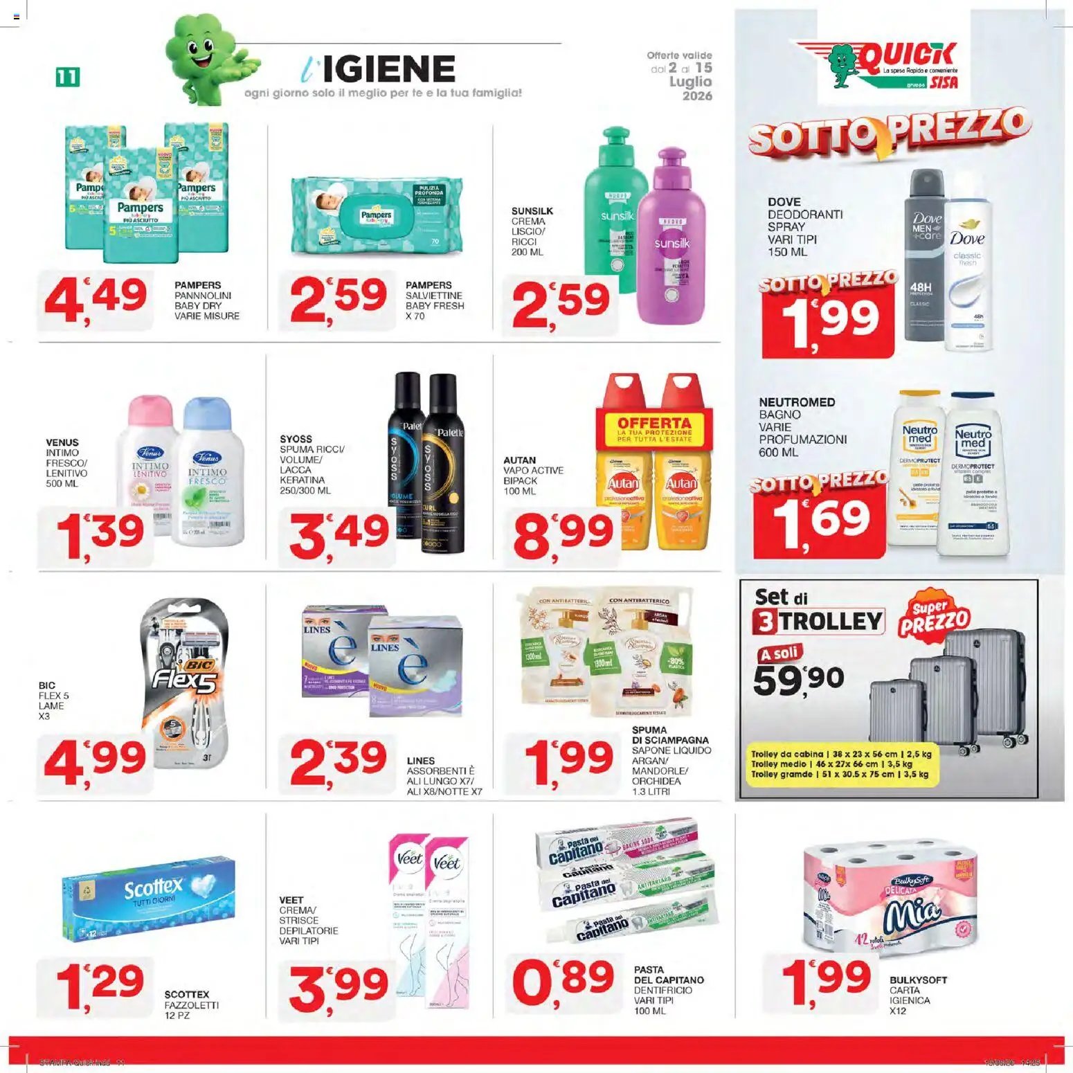 SISA volantino Quick