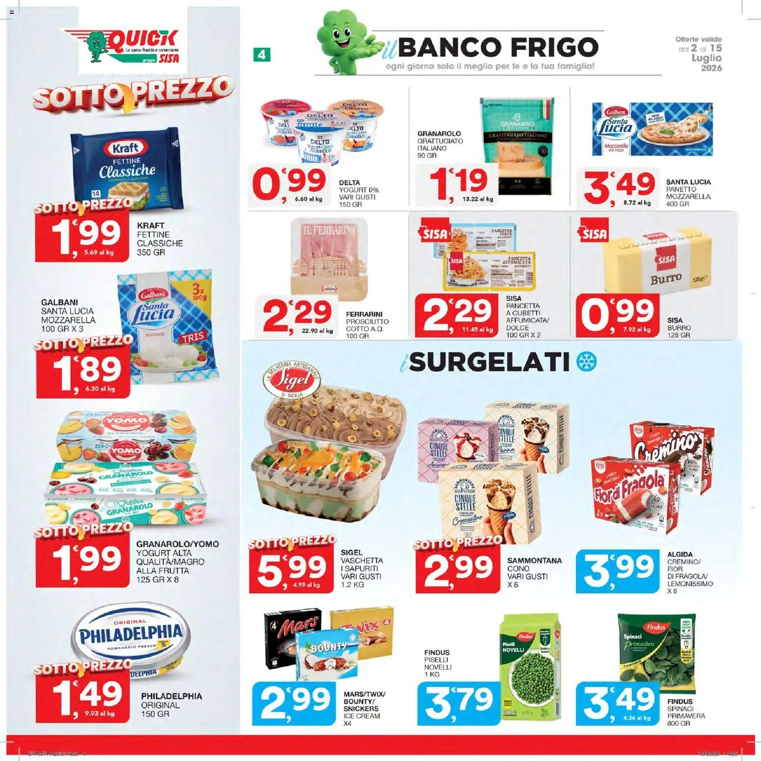 SISA volantino Quick