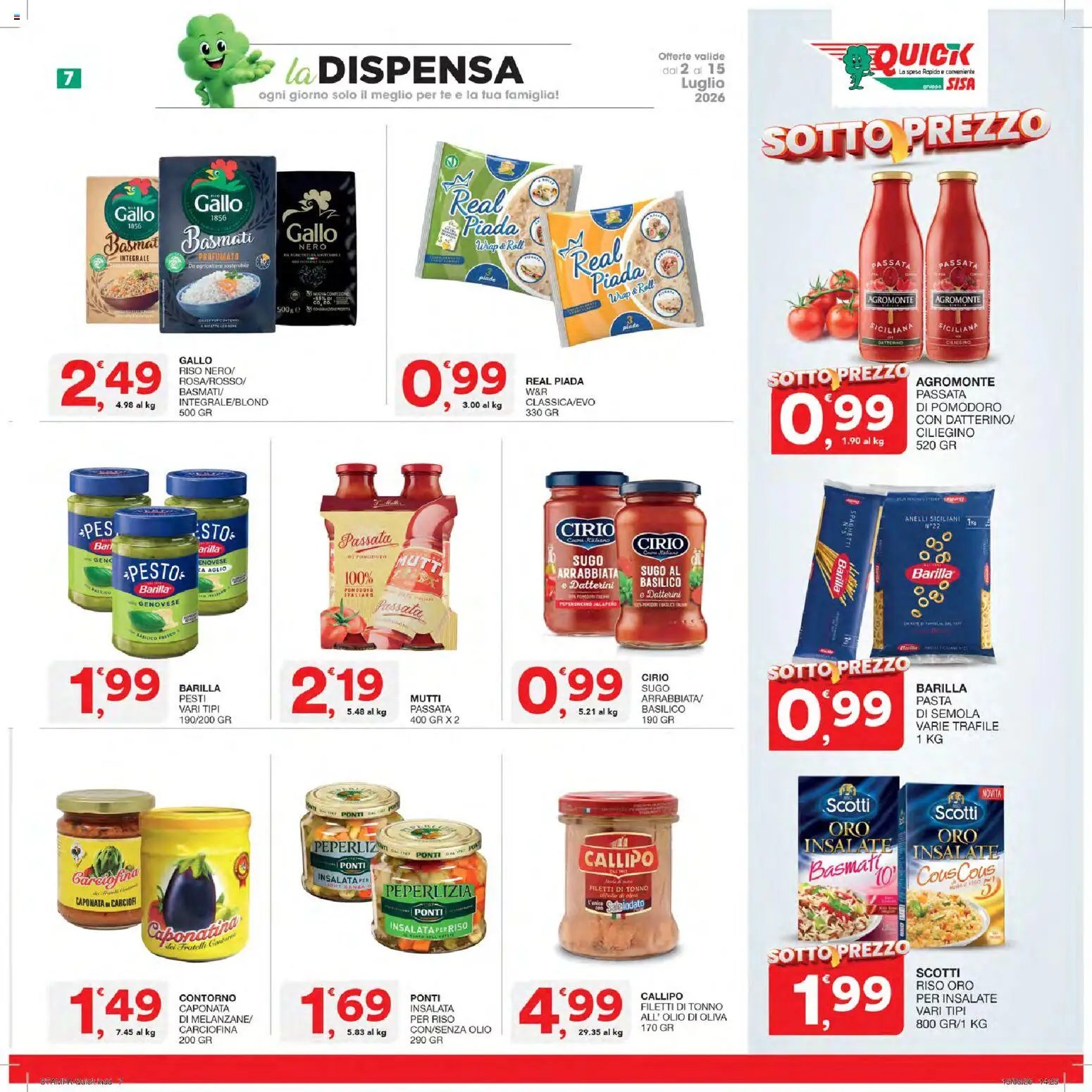 SISA volantino Quick