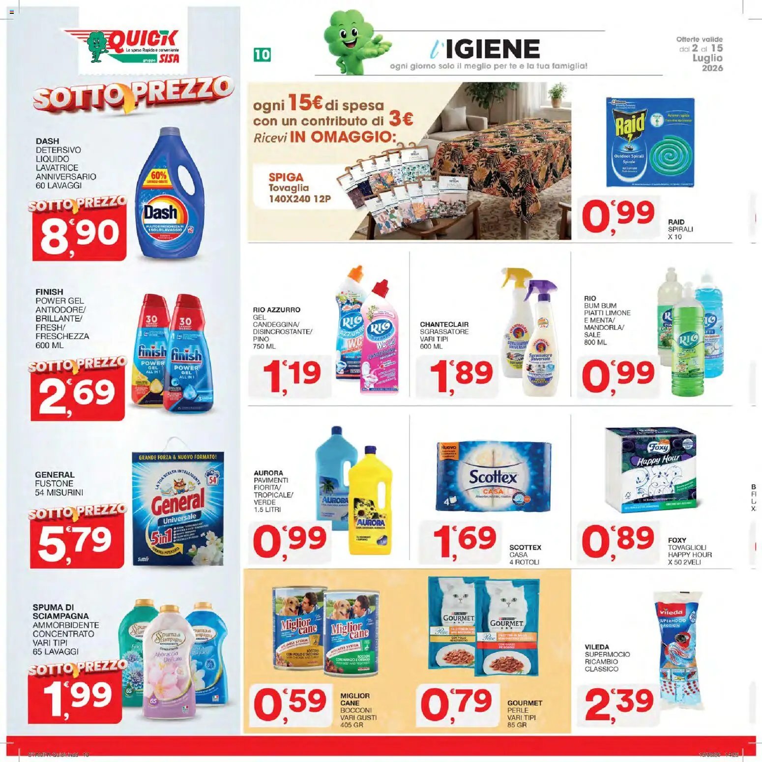 SISA volantino Quick