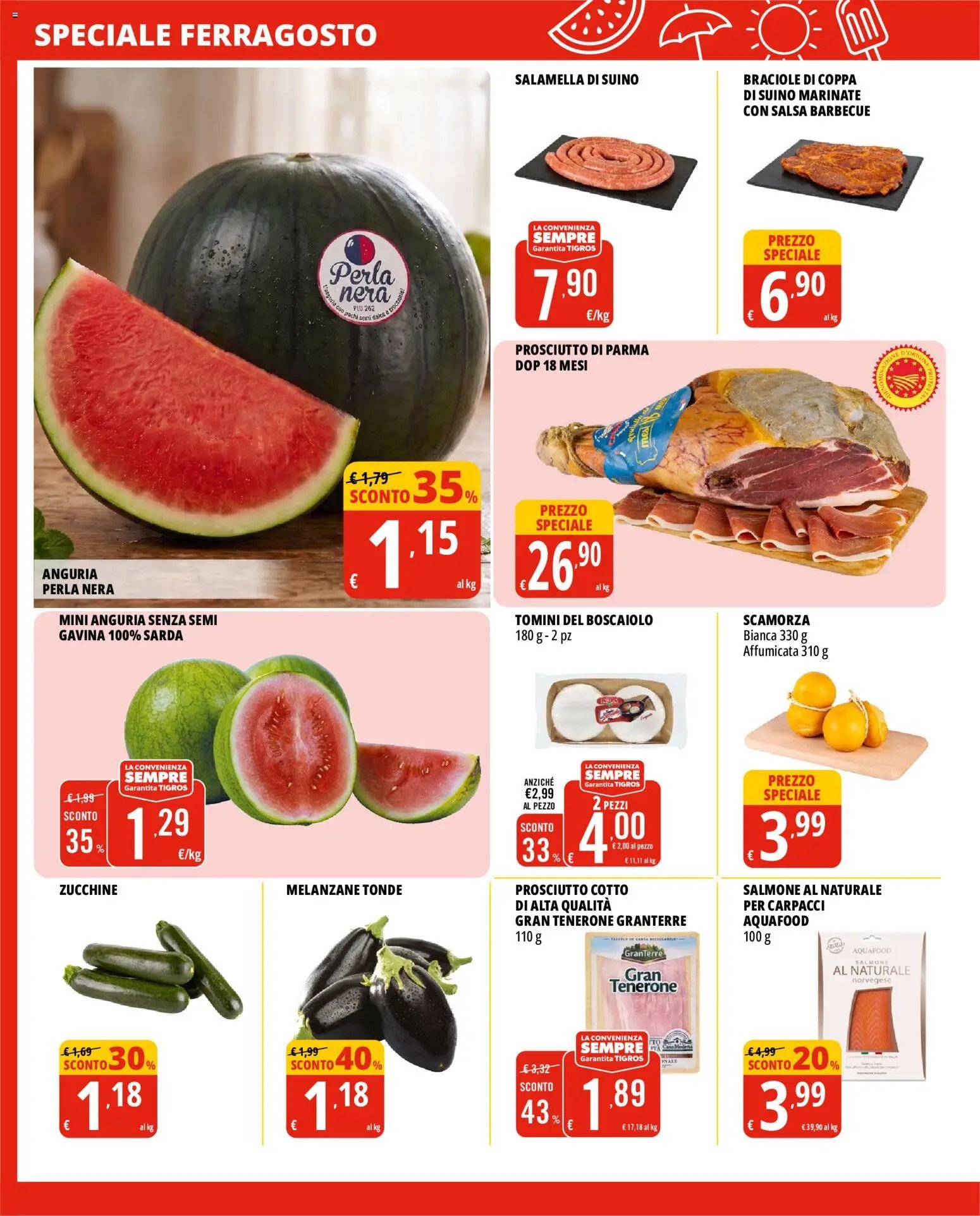 Tigros volantino Sconti