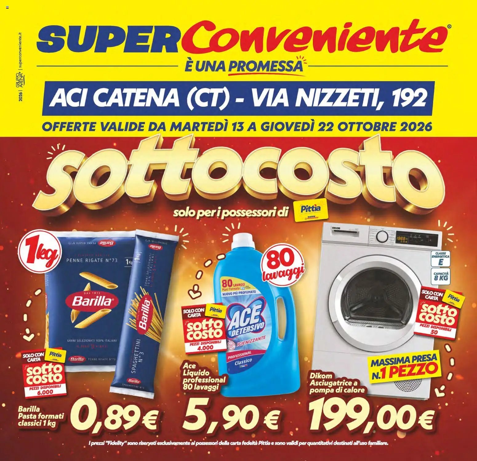 SuperConveniente volantino Aci Catena