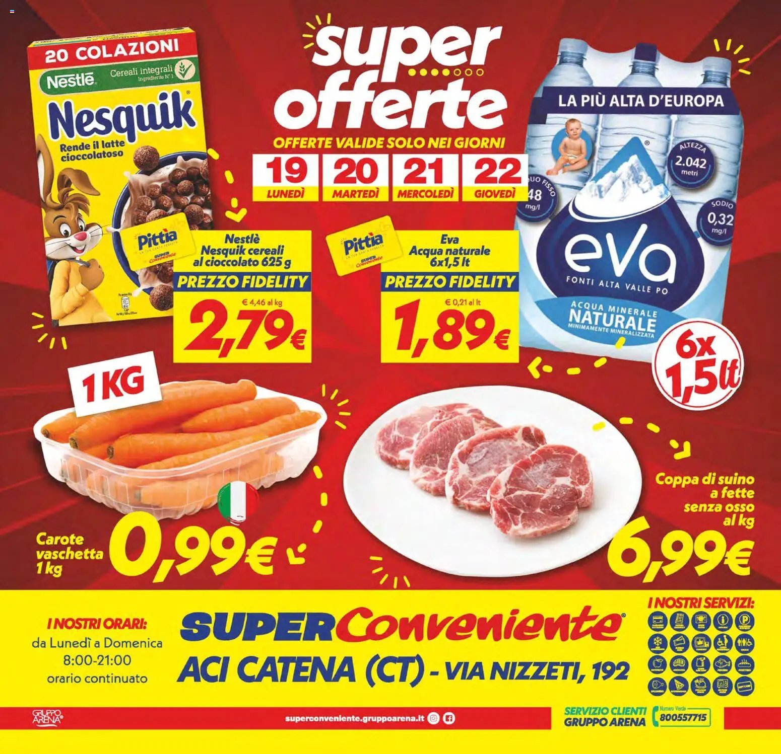 SuperConveniente volantino Aci Catena