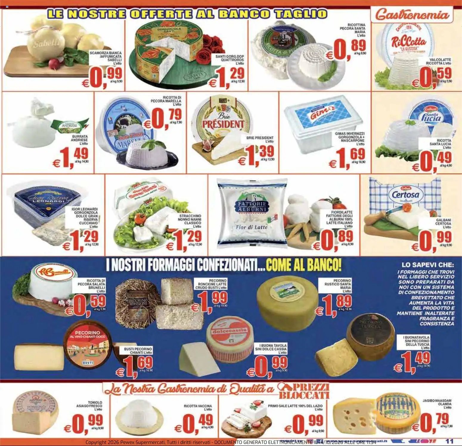 Pewex volantino Ultramercato Irnerio