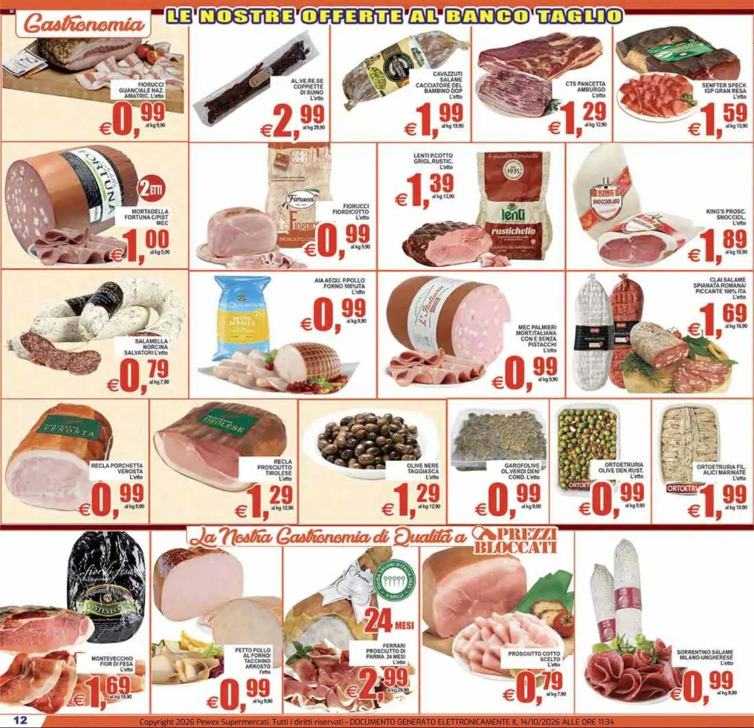 Pewex volantino Ultramercato Irnerio