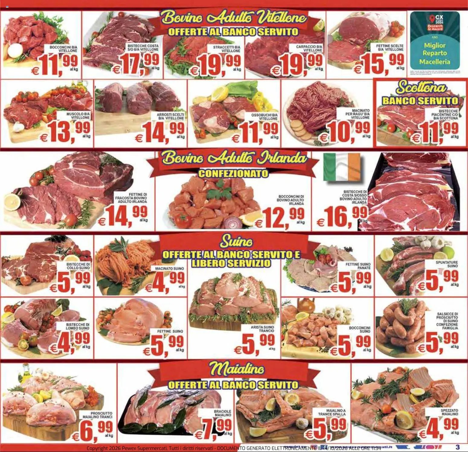 Pewex volantino Ultramercato Irnerio