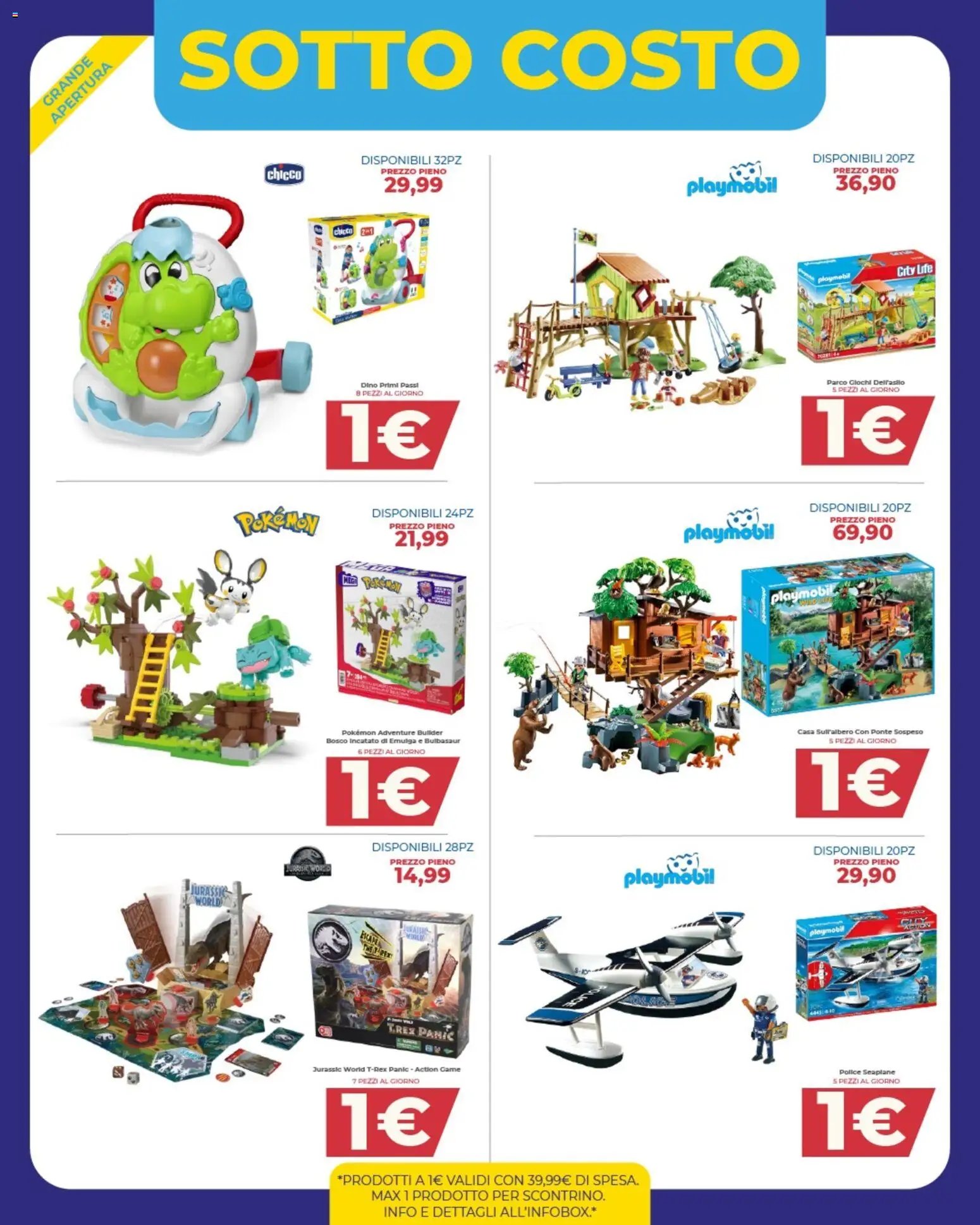 Toys Center volantino Apertura Ottaviano