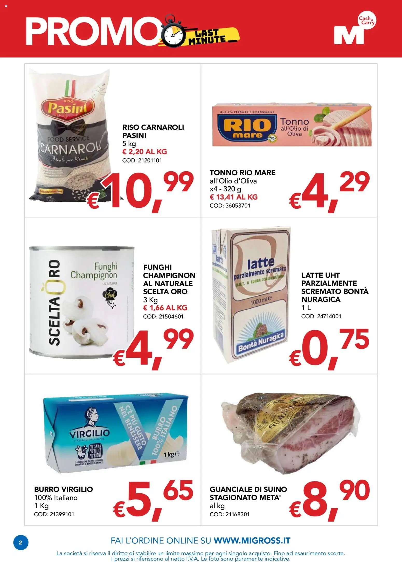 Migross volantino Last minute
