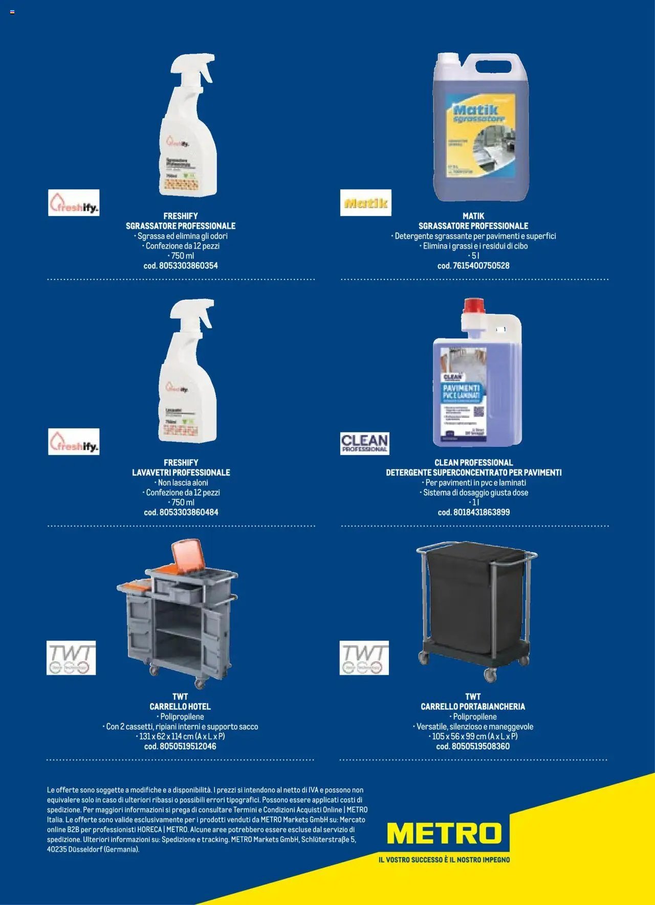 Metro Hotel catalogo (2025-10-17 - 2026-10-17)
