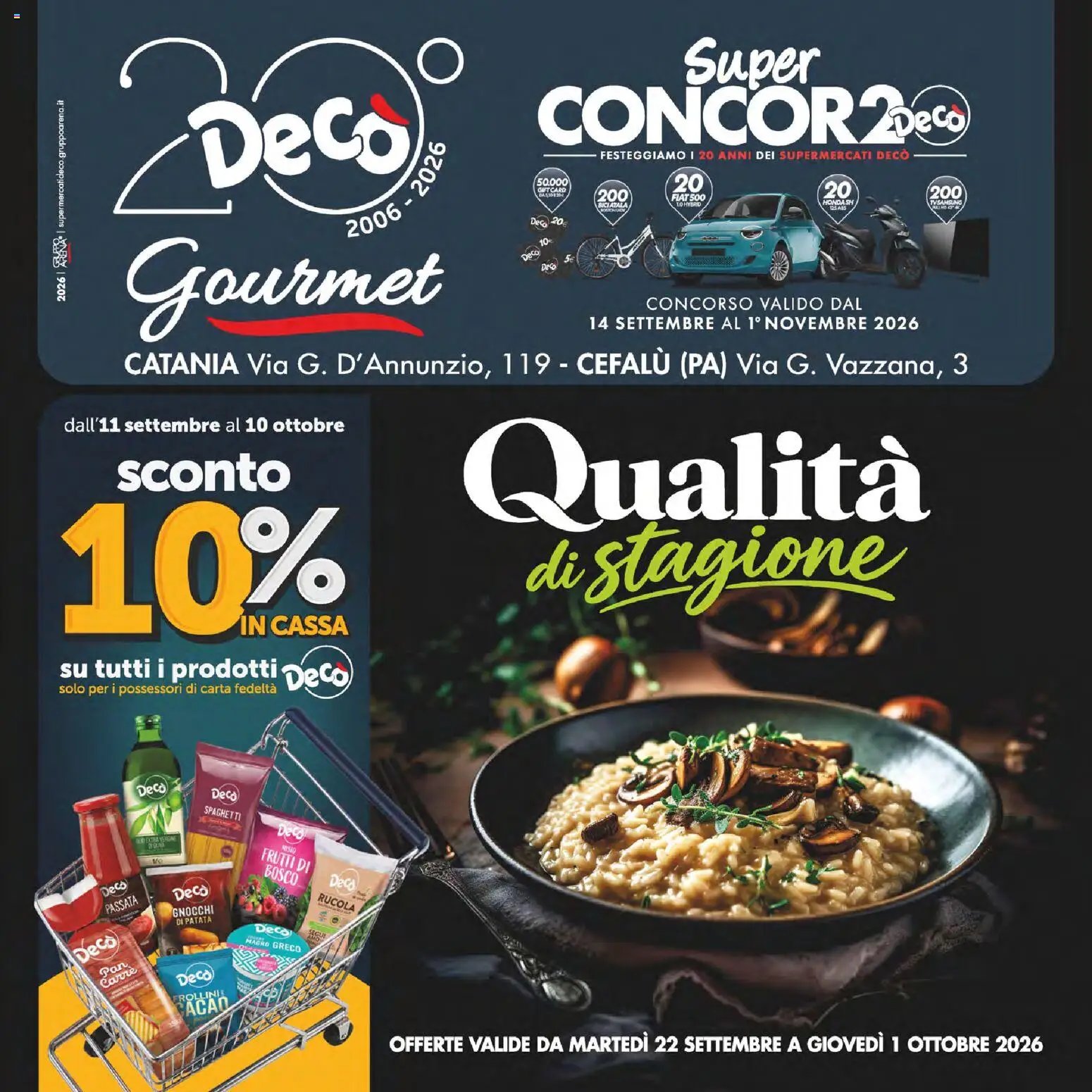 Decò volantino Gourmet Sicilia