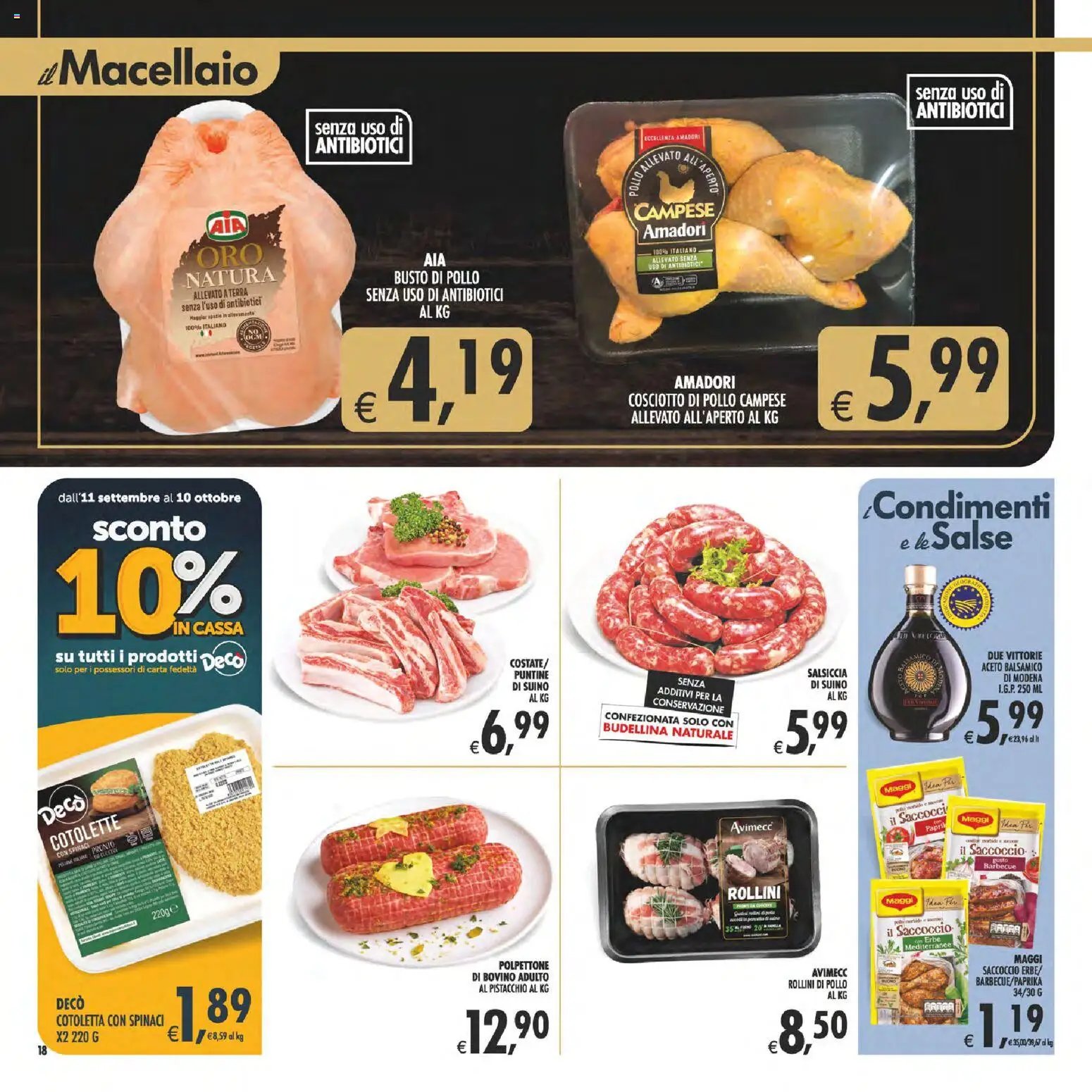 Decò volantino Gourmet Sicilia
