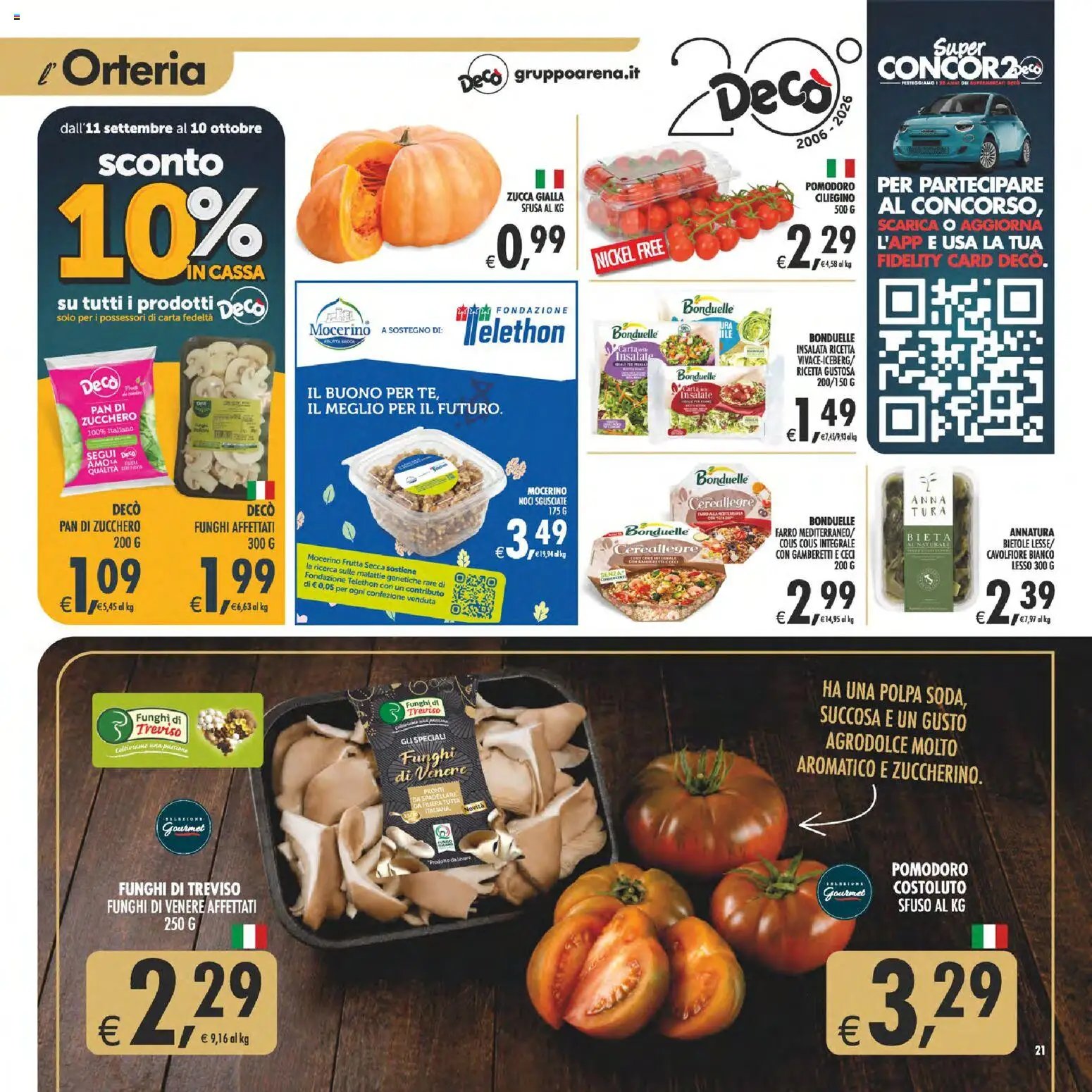 Decò volantino Gourmet Sicilia