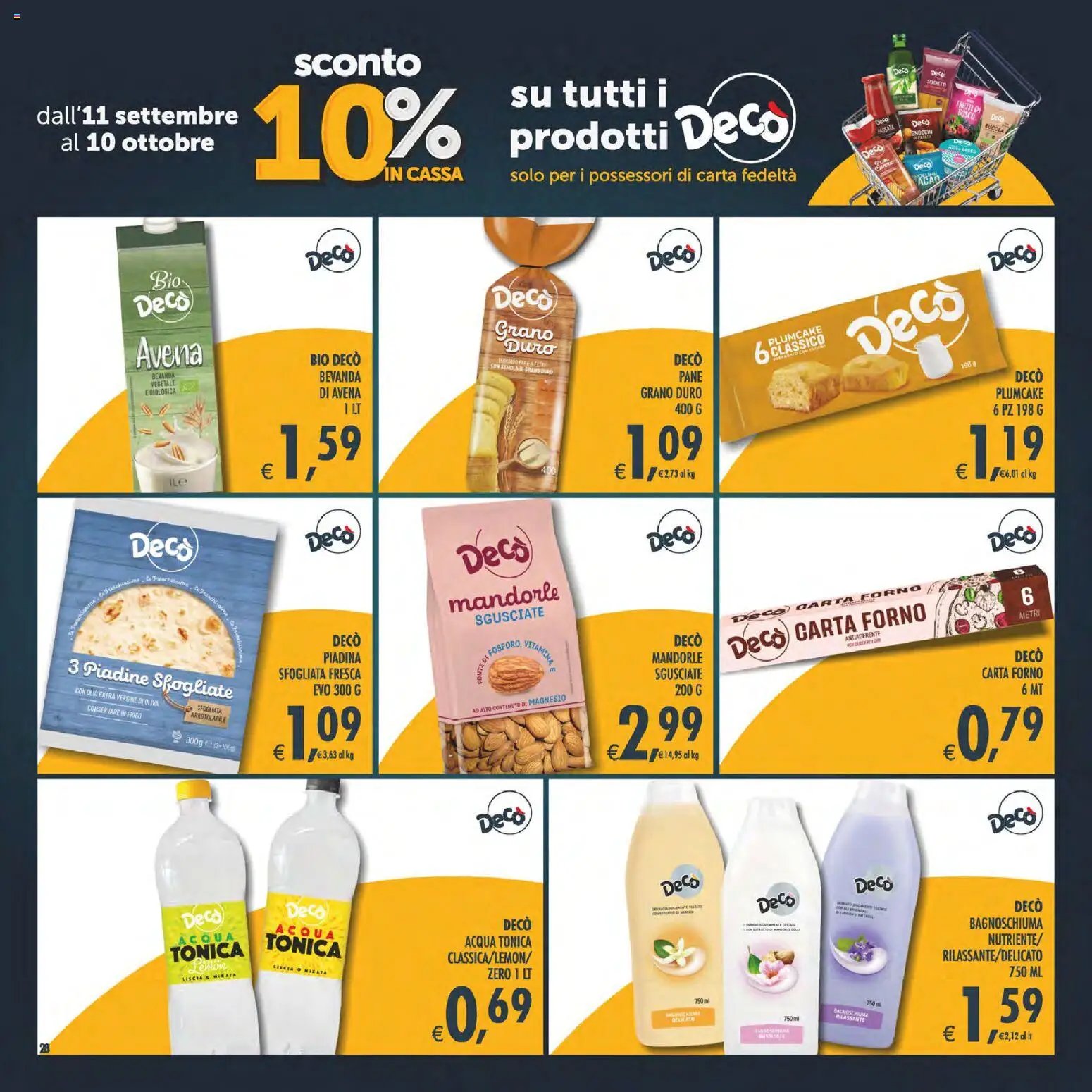 Decò volantino Gourmet Sicilia
