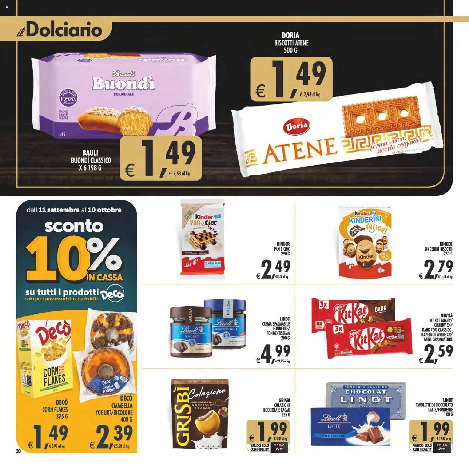 Decò volantino Gourmet Sicilia