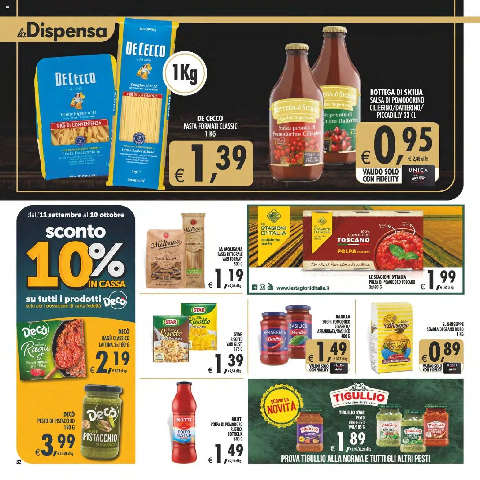 Decò volantino Gourmet Sicilia