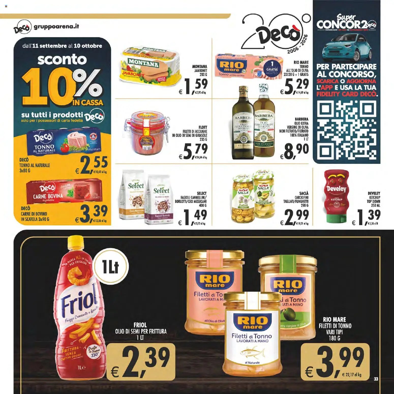 Decò volantino Gourmet Sicilia