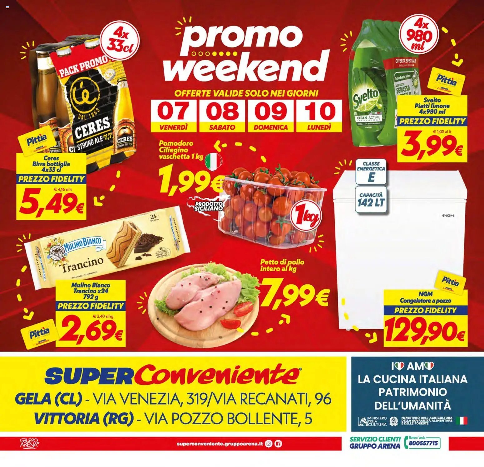 SuperConveniente volantino Gela, Vittoria