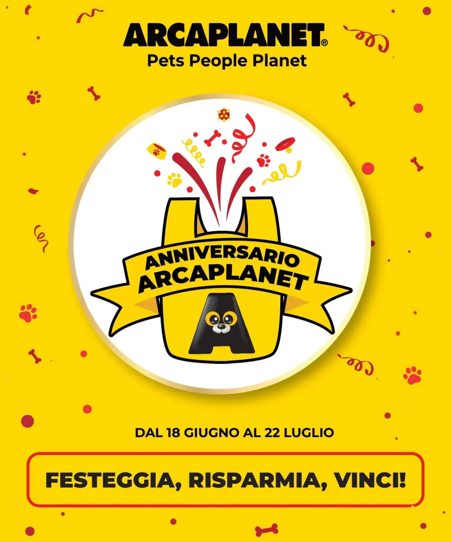 Arcaplanet volantino