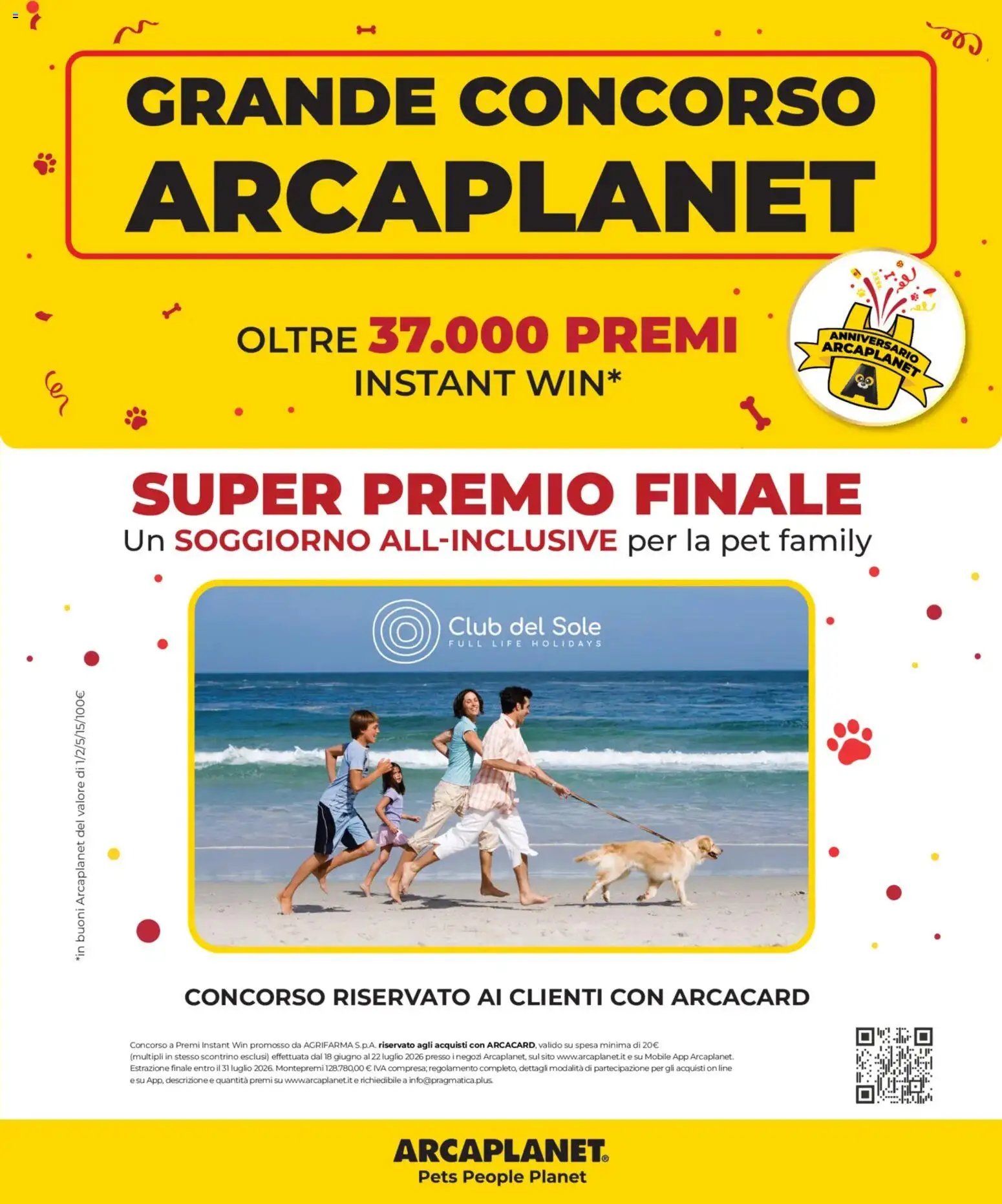 Arcaplanet volantino