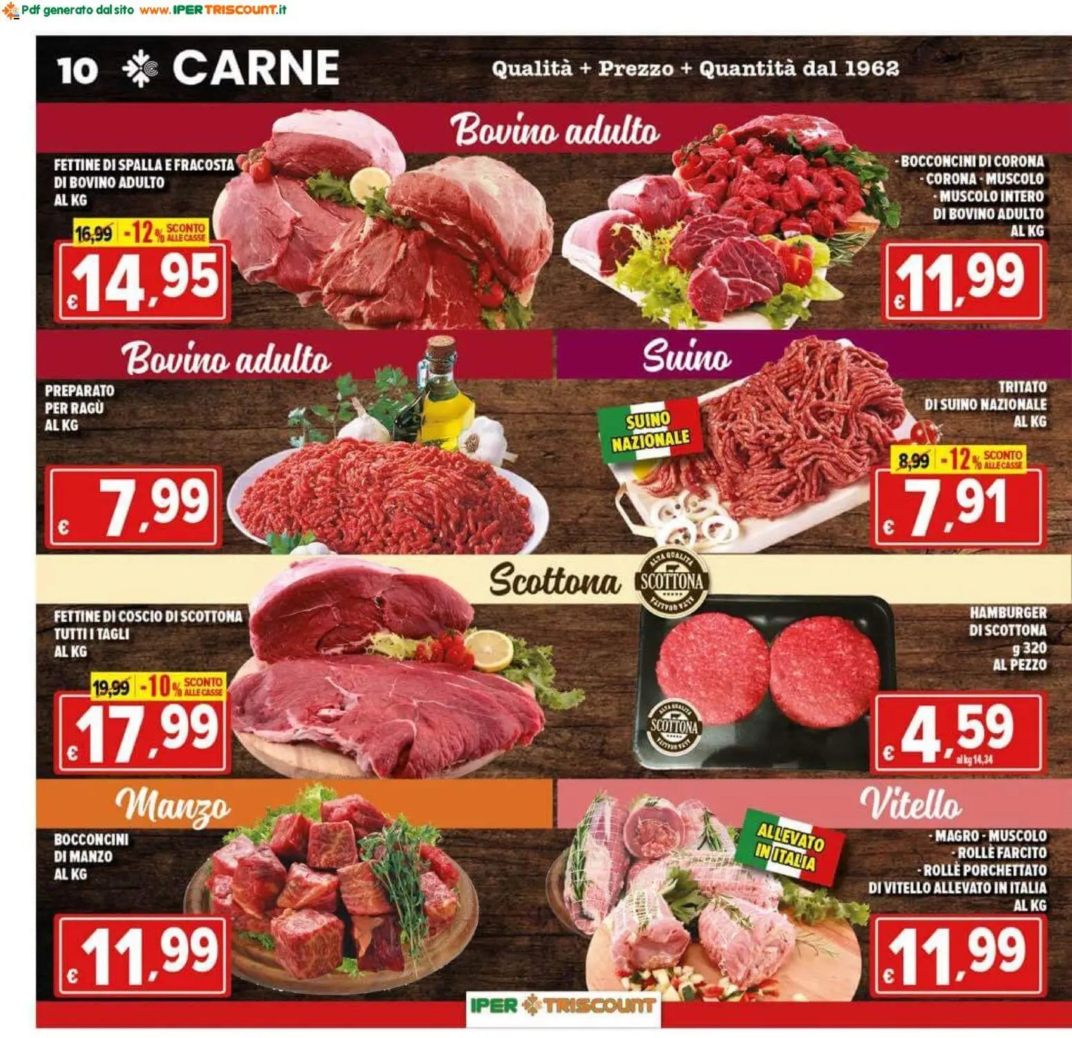 Ipertriscount volantino Casal Bertone
