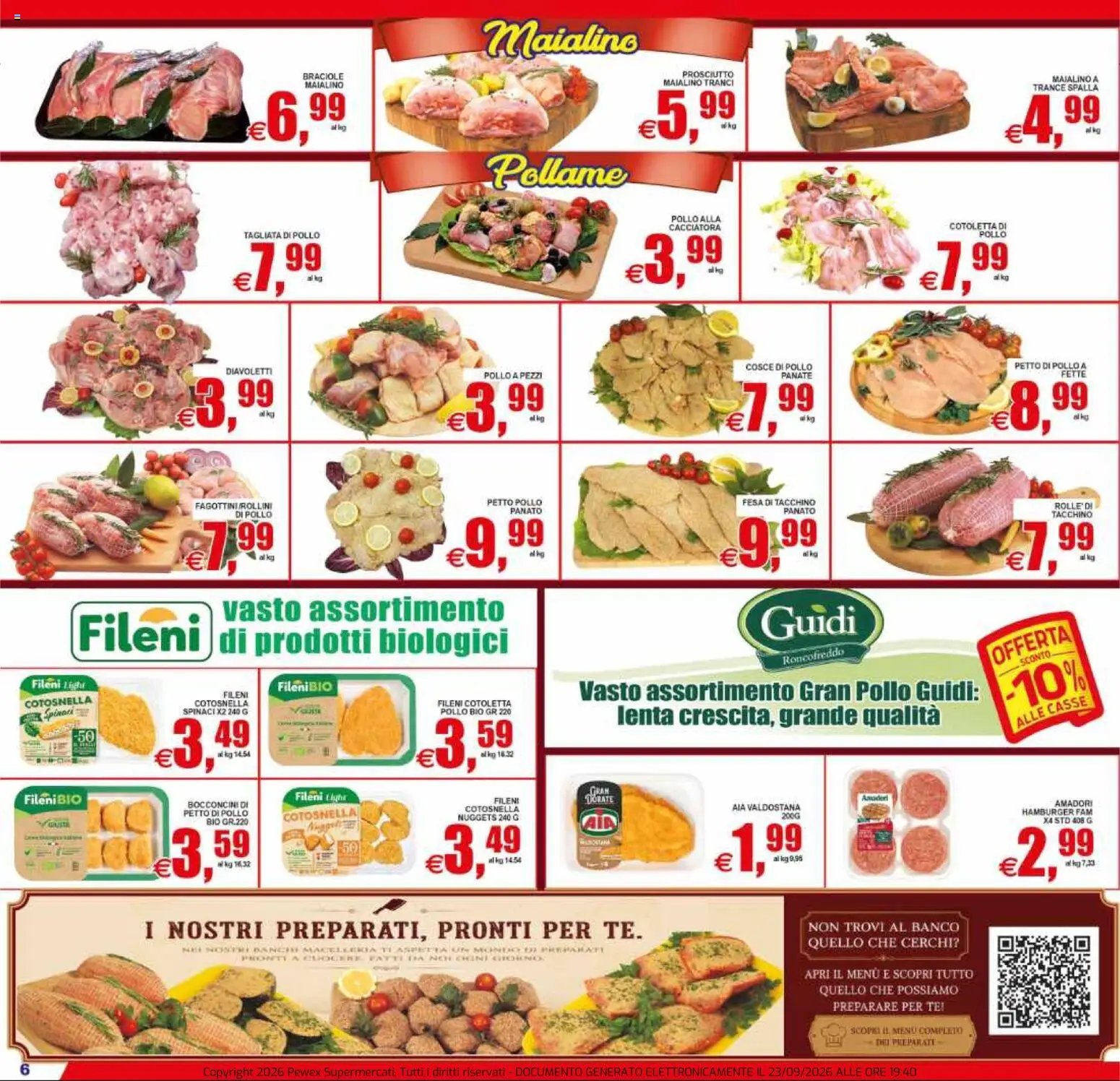 Pewex volantino via Rubicone