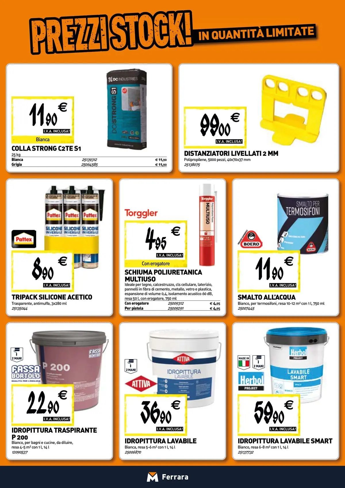 TECNOMAT - Straordinari prezzi stock!