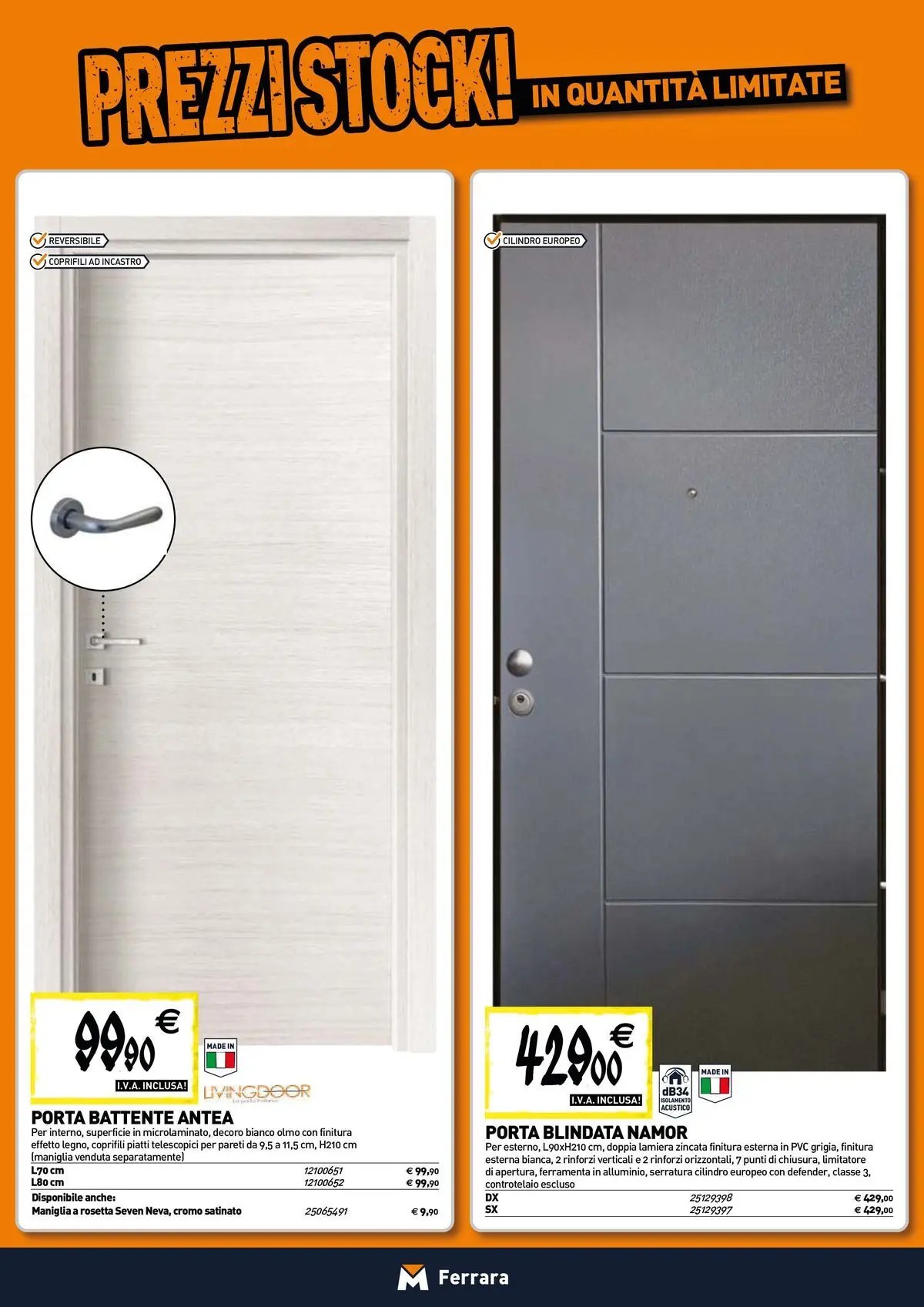 TECNOMAT - Straordinari prezzi stock!