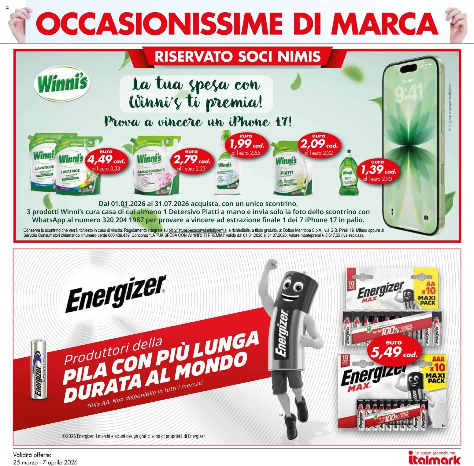 Italmark volantino Occasionissime di Marca (2026-04-25 - 2027-04-07)