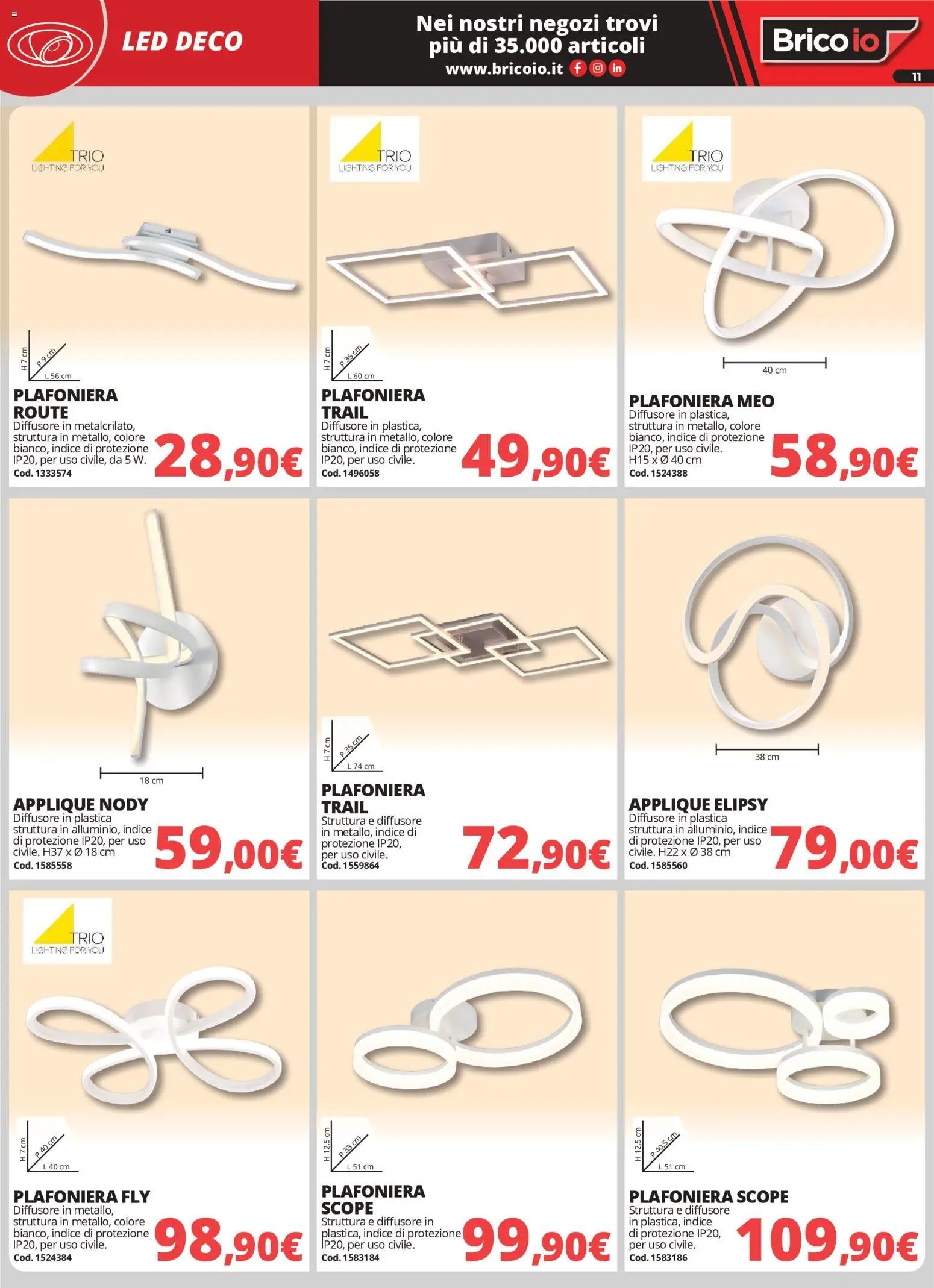 Brico io volantino Illuminazione