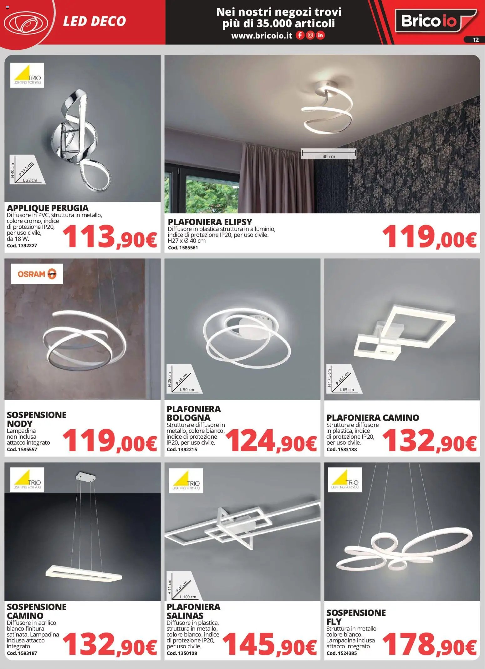 Brico io volantino Illuminazione