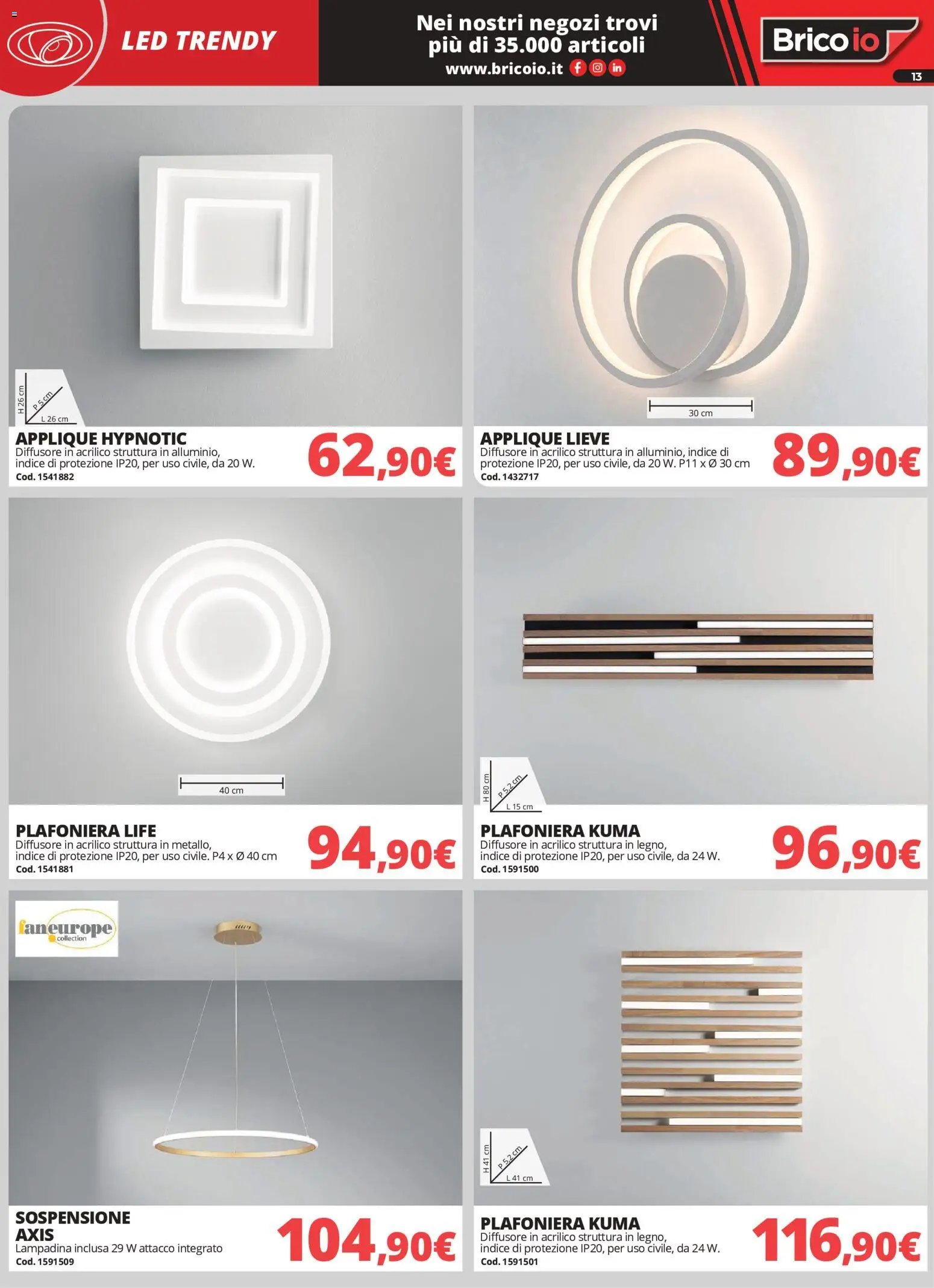 Brico io volantino Illuminazione