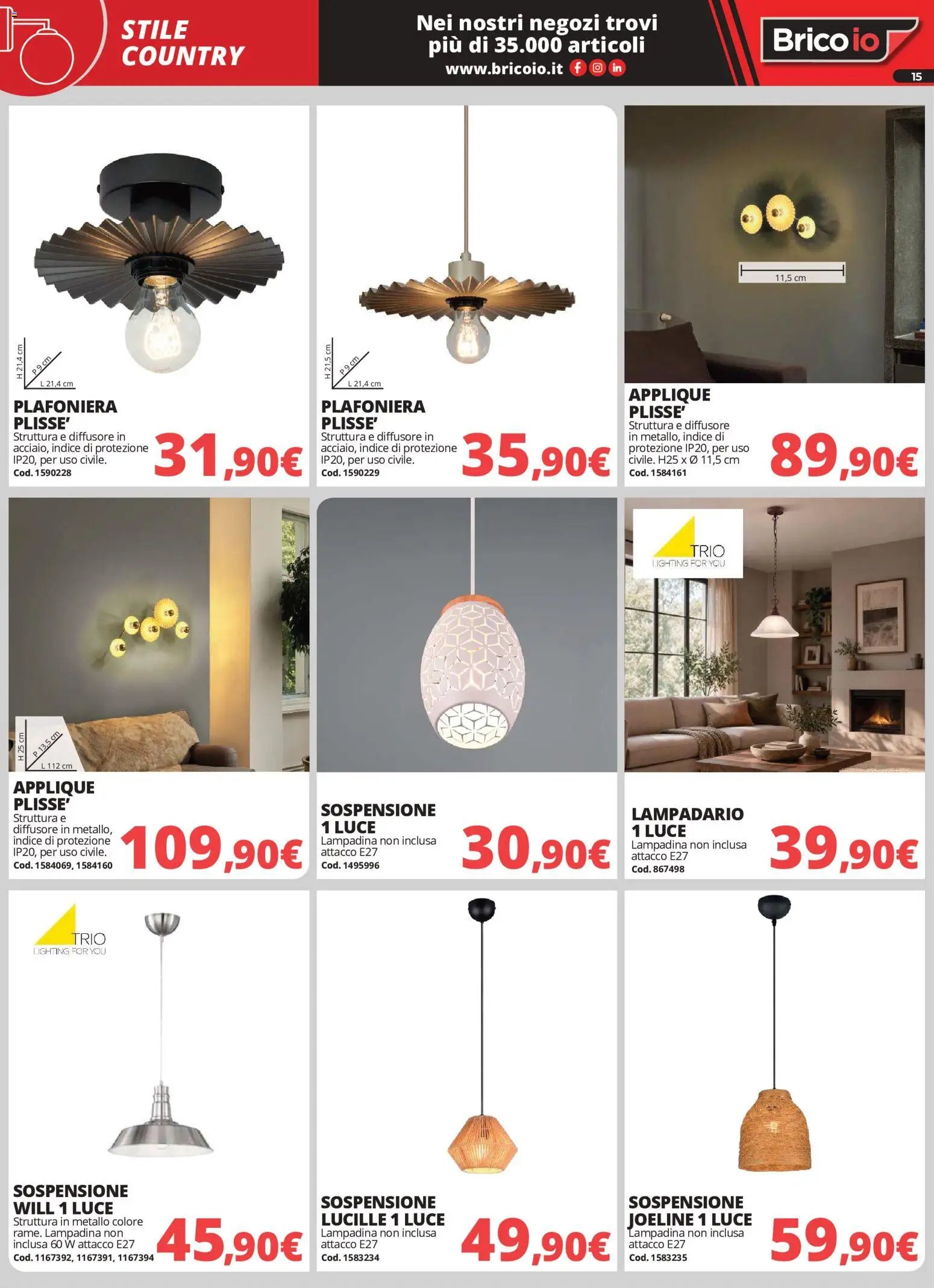 Brico io volantino Illuminazione