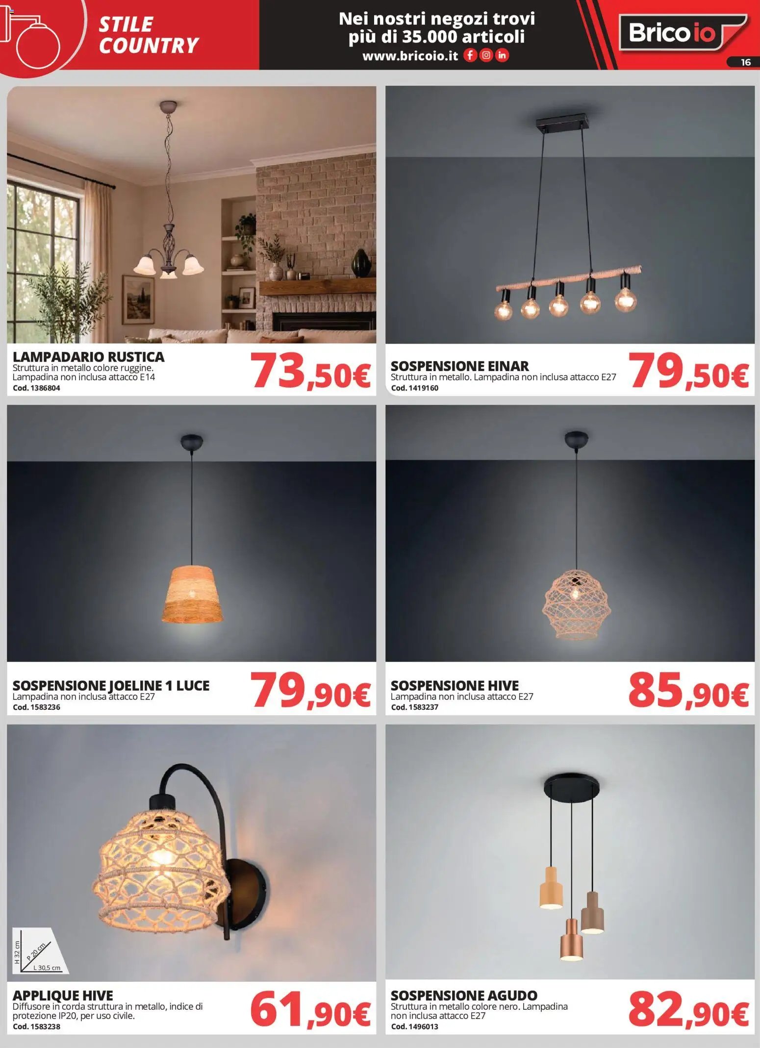 Brico io volantino Illuminazione