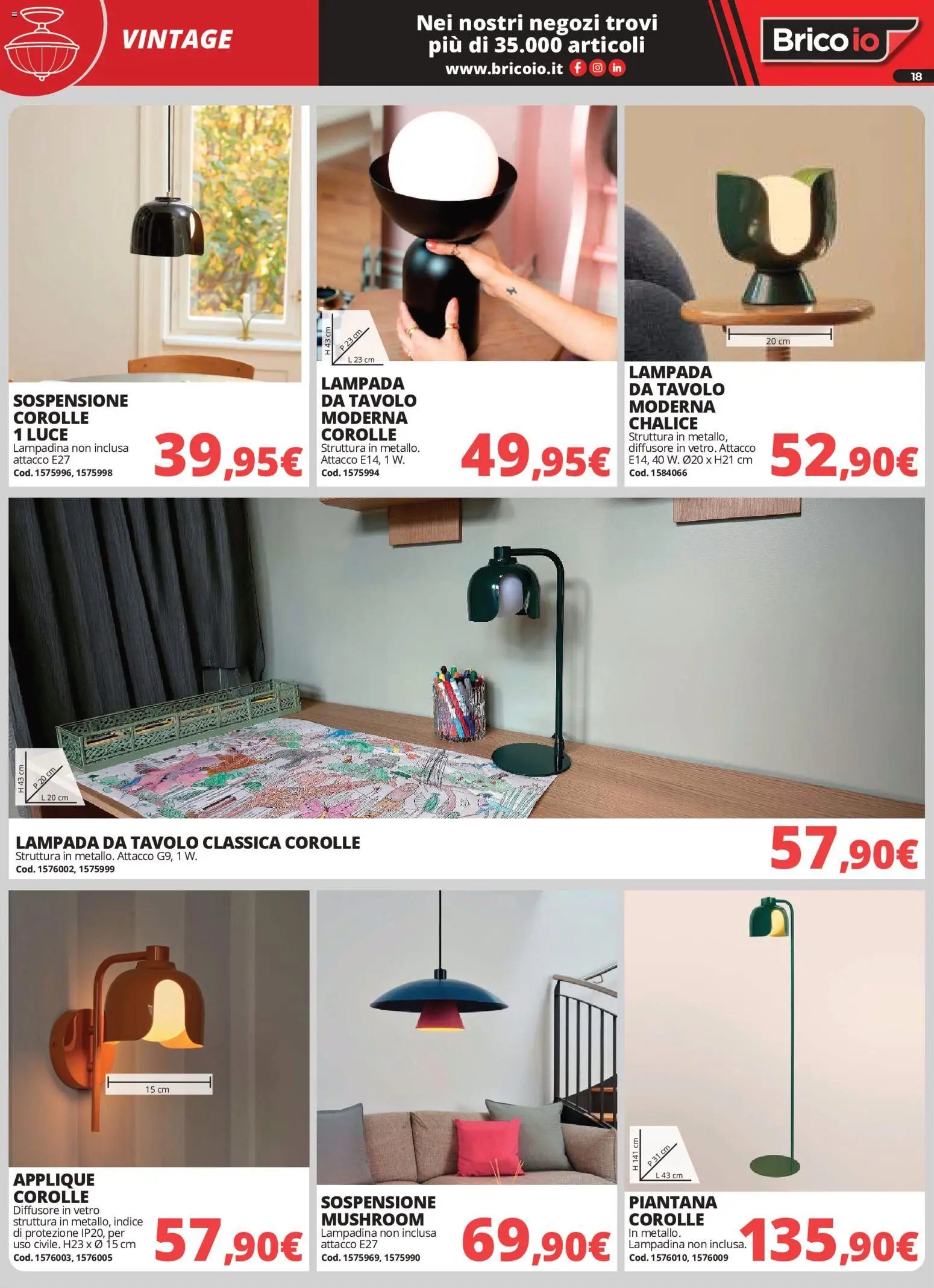 Brico io volantino Illuminazione